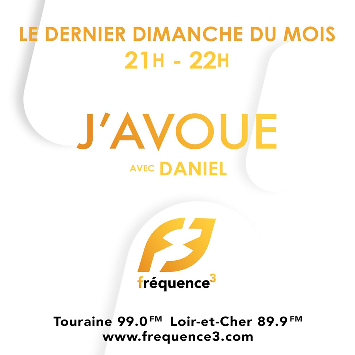Show cover of J'avoue sur Fréquence 3