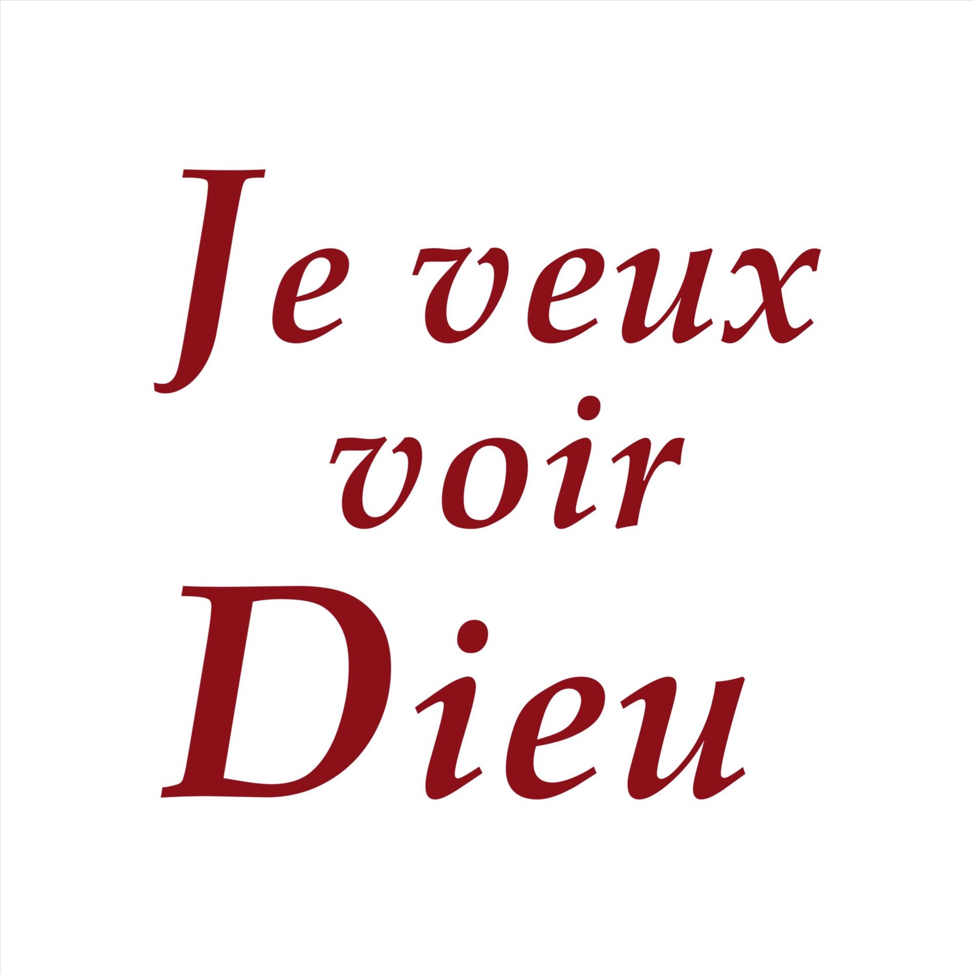 Show cover of Je veux voir Dieu