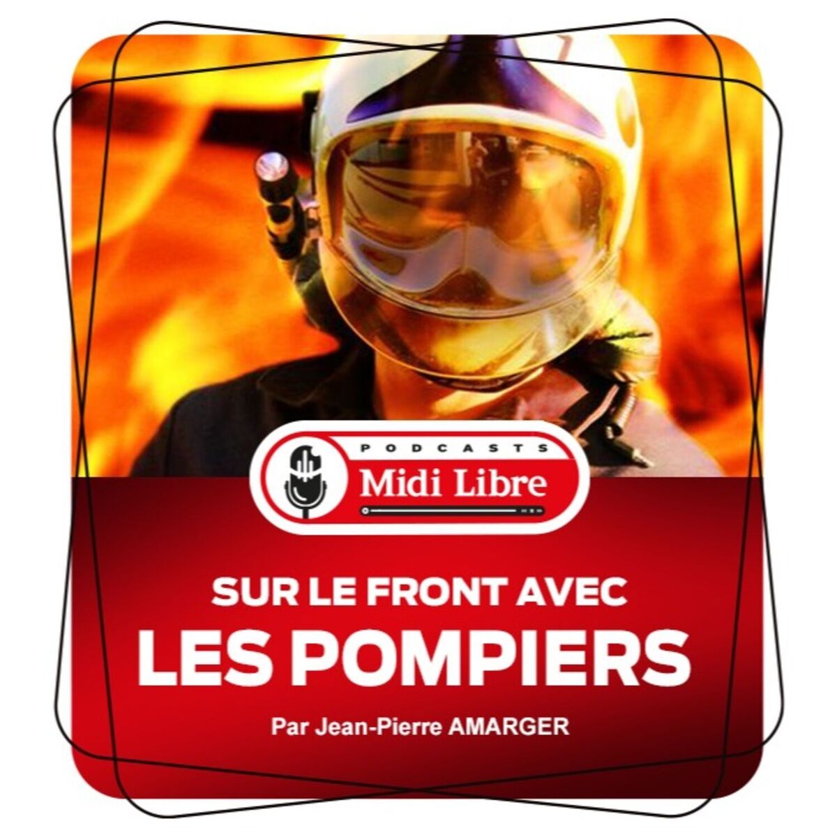 Show cover of Sur le front avec les pompiers