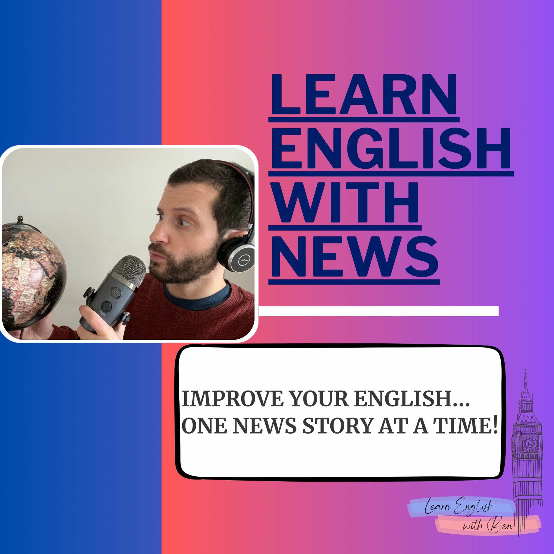 Show cover of Learn English With News