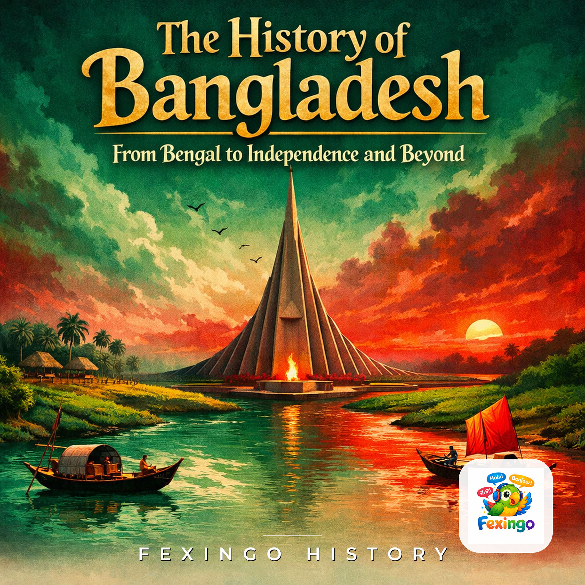 Show cover of The History of Bangladesh: From Bengal to Independence and Beyond — Fexingo History