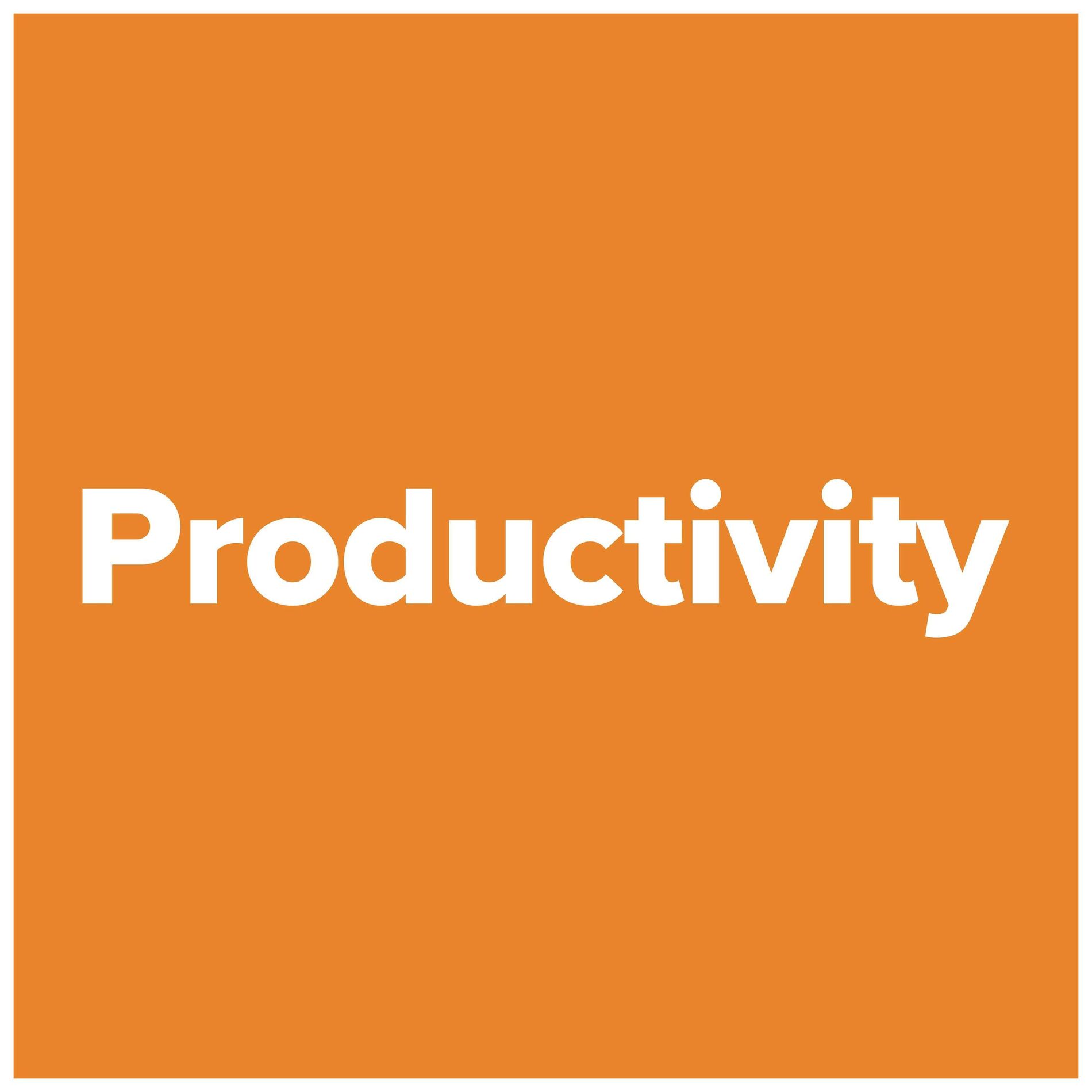 Show cover of PRODUCTIVITY