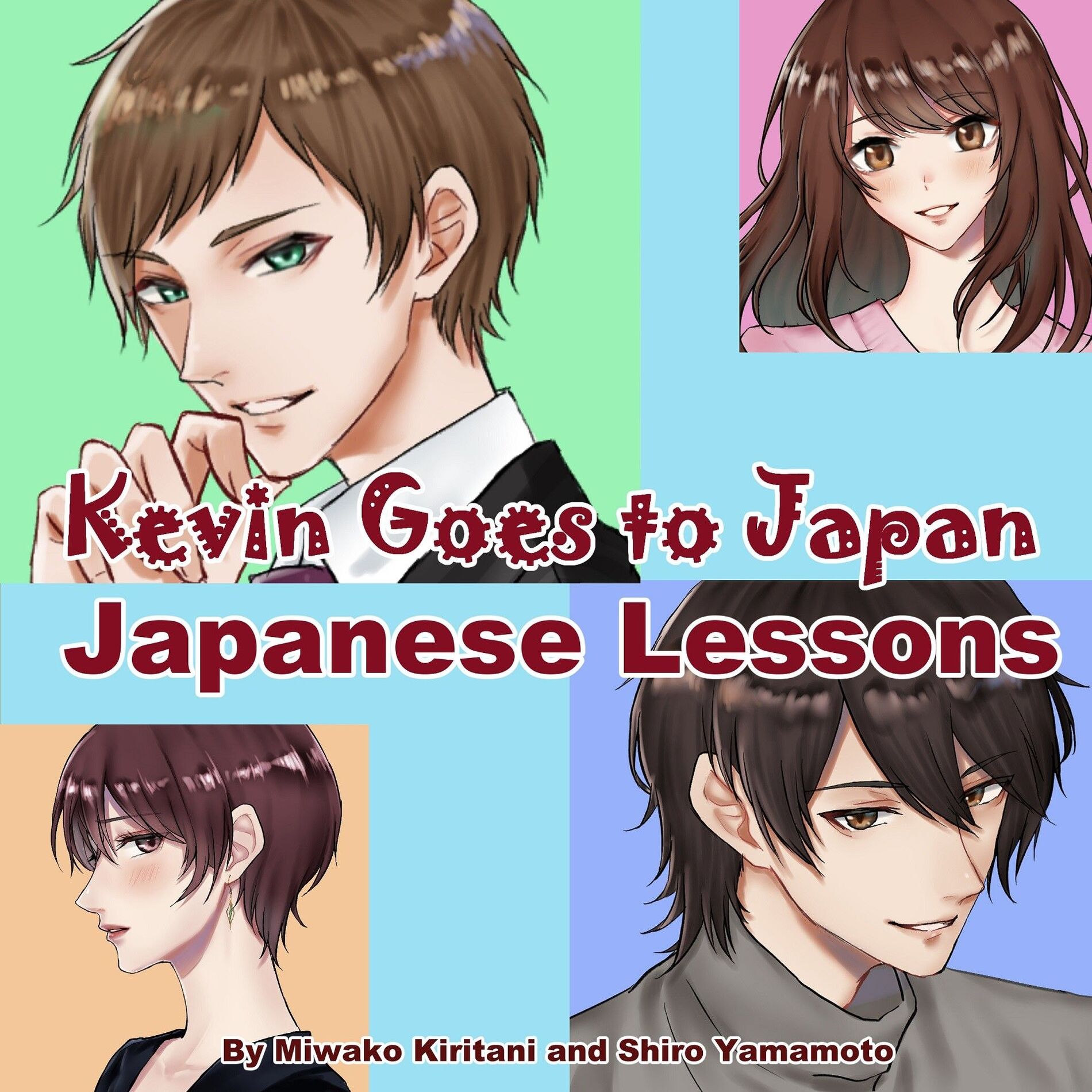 Show cover of Let’s Study Japanese with Kevin from a book, ”Kevin Goes to Japan”