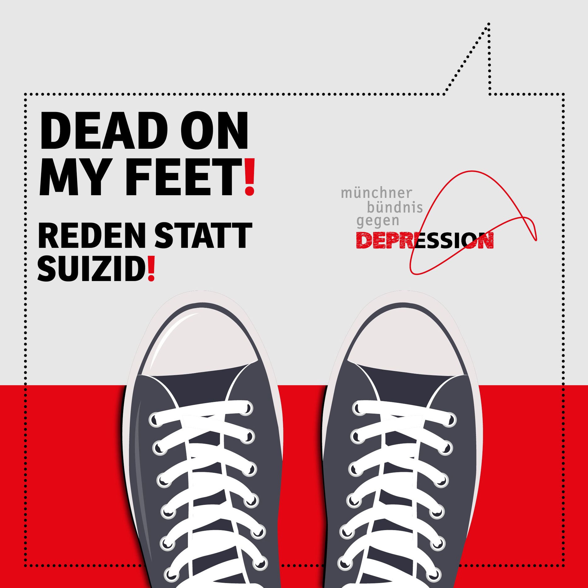 Show cover of Dead on my Feet. Reden statt Suizid!