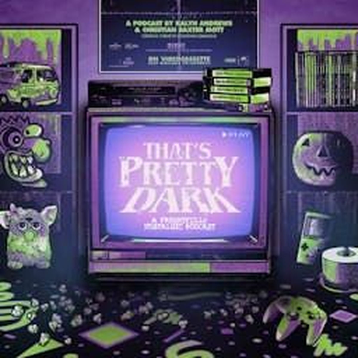 Show cover of That's Pretty Dark: An '80s & '90s Nostalgia Podcast