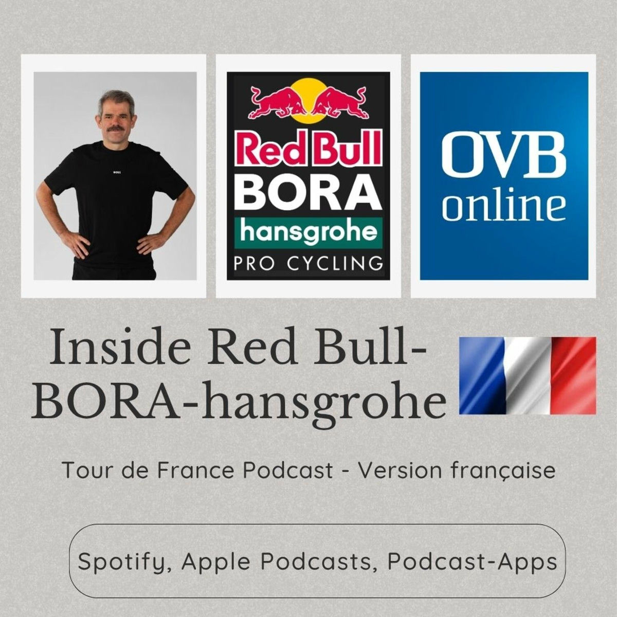 Show cover of Inside Red Bull-BORA-hansgrohe – Tour de France Podcast (version française)
