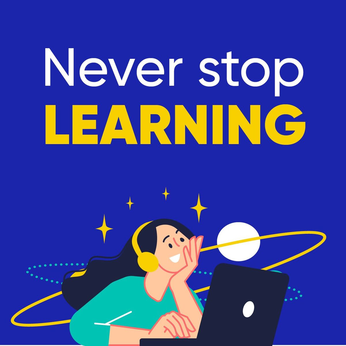 Show cover of Never Stop Learning