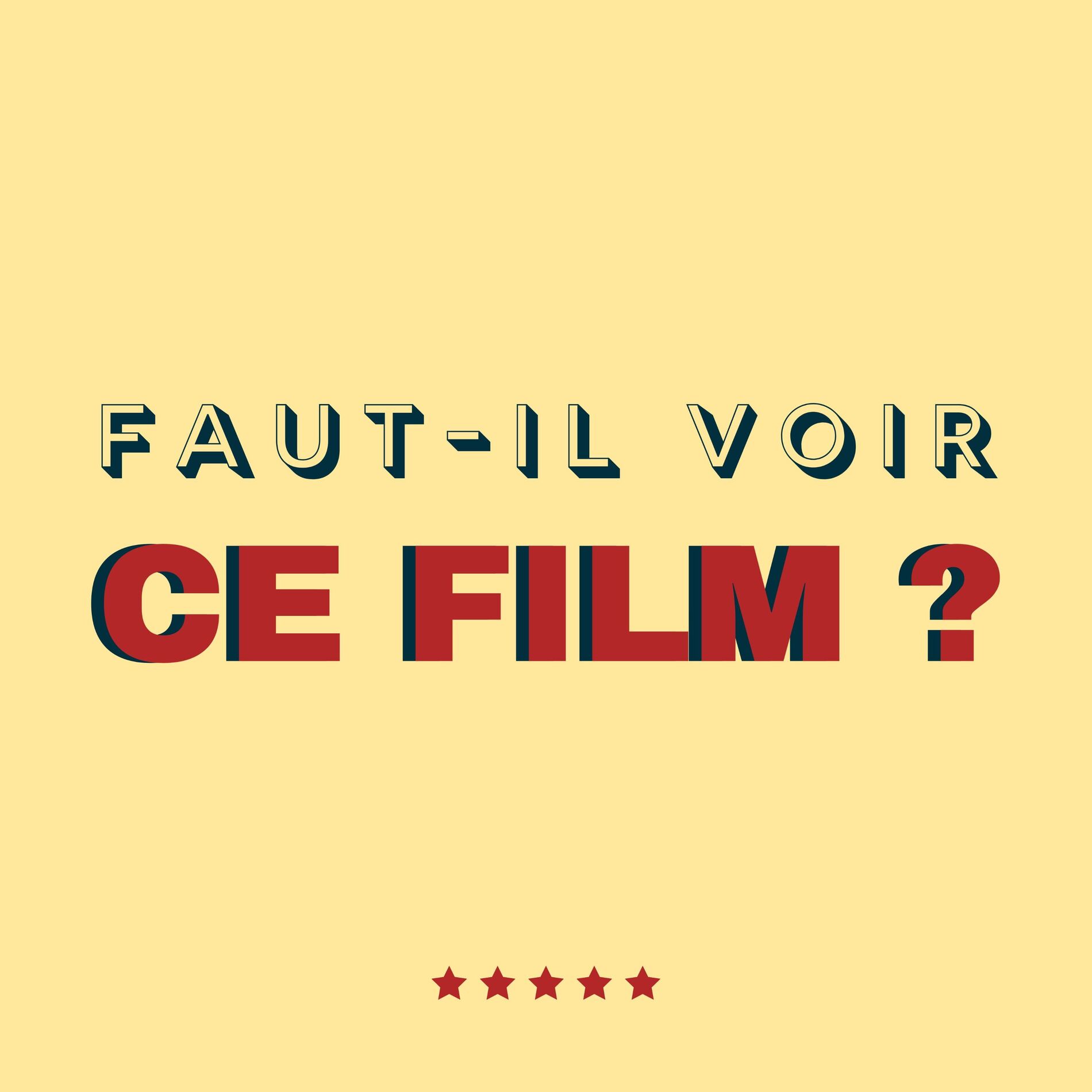 Show cover of Faut-il voir ce film ?