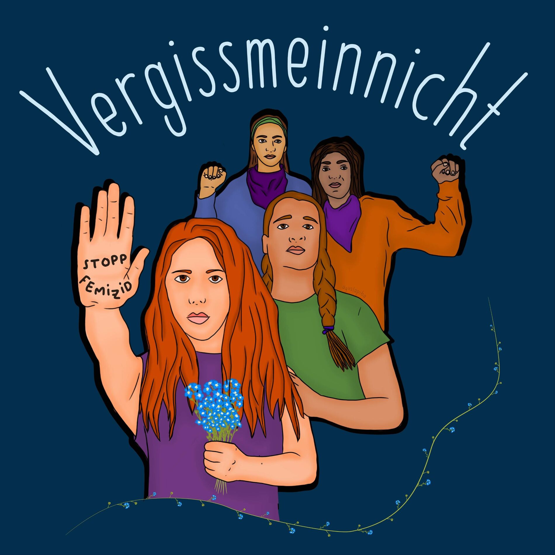 Show cover of Vergissmeinnicht - Femizide in der Schweiz