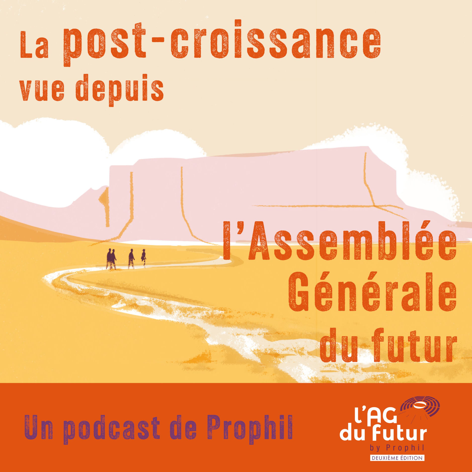 Show cover of La post-croissance vue depuis l’Assemblée Générale du Futur