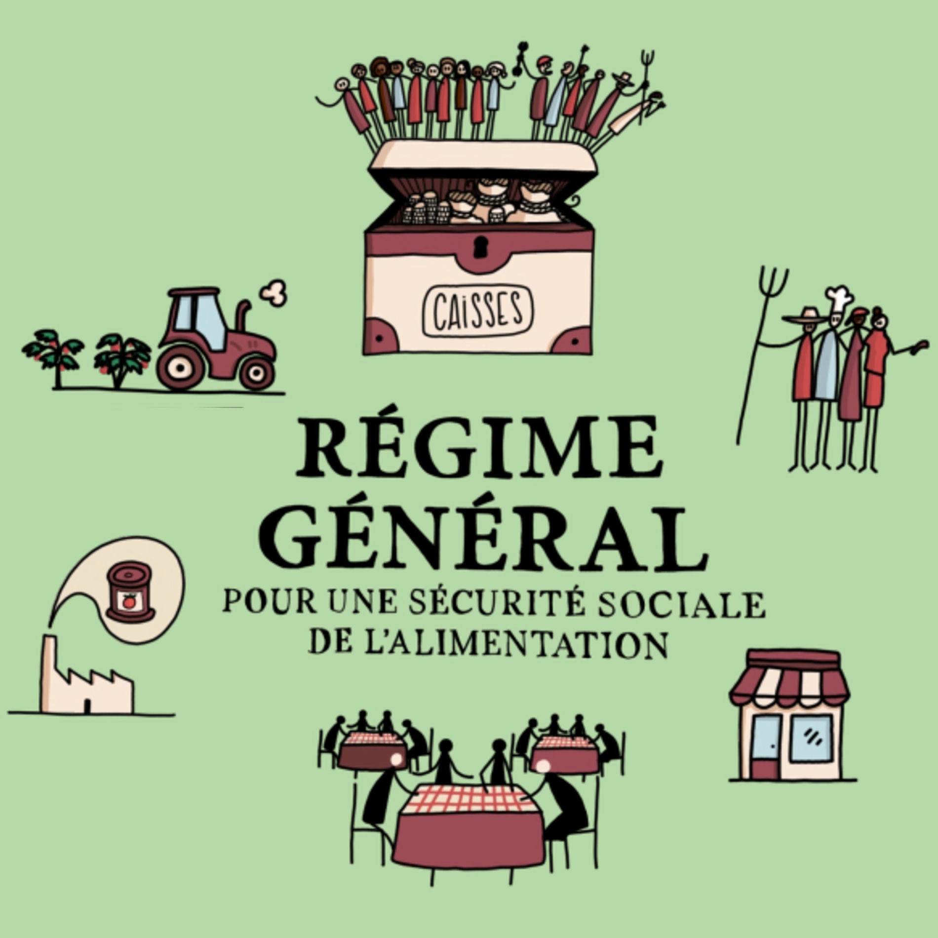Show cover of Régime général. Pour une Sécurité sociale de l’alimentation