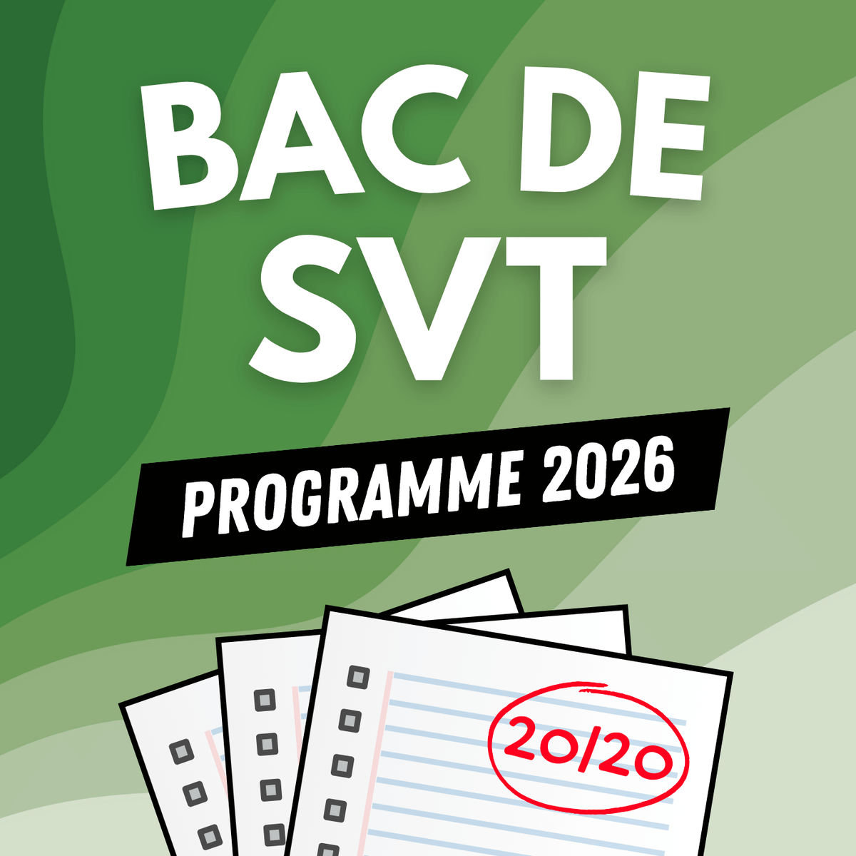 Show cover of Bac de SVT | Programme 2026