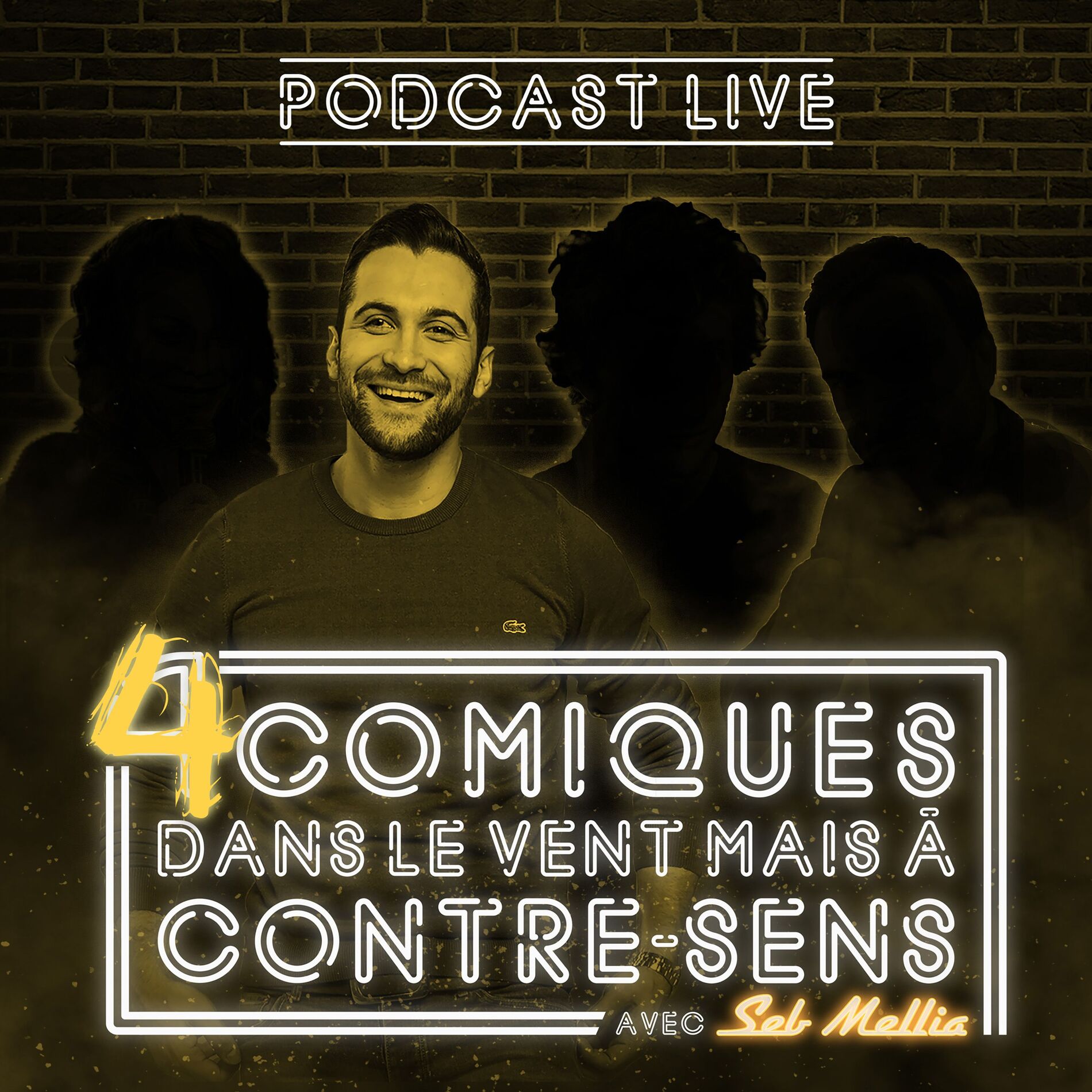Show cover of 4 Comiques dans le vent mais à contre sens