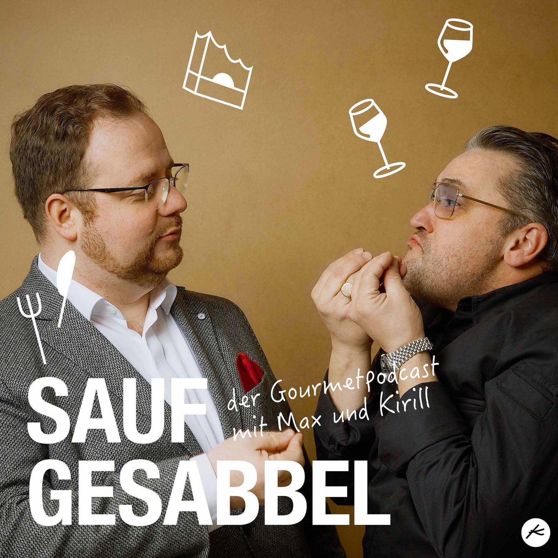 Show cover of Saufgesabbel - Der Wein und Gastronomie Podcast mit Kirill und Maximilian