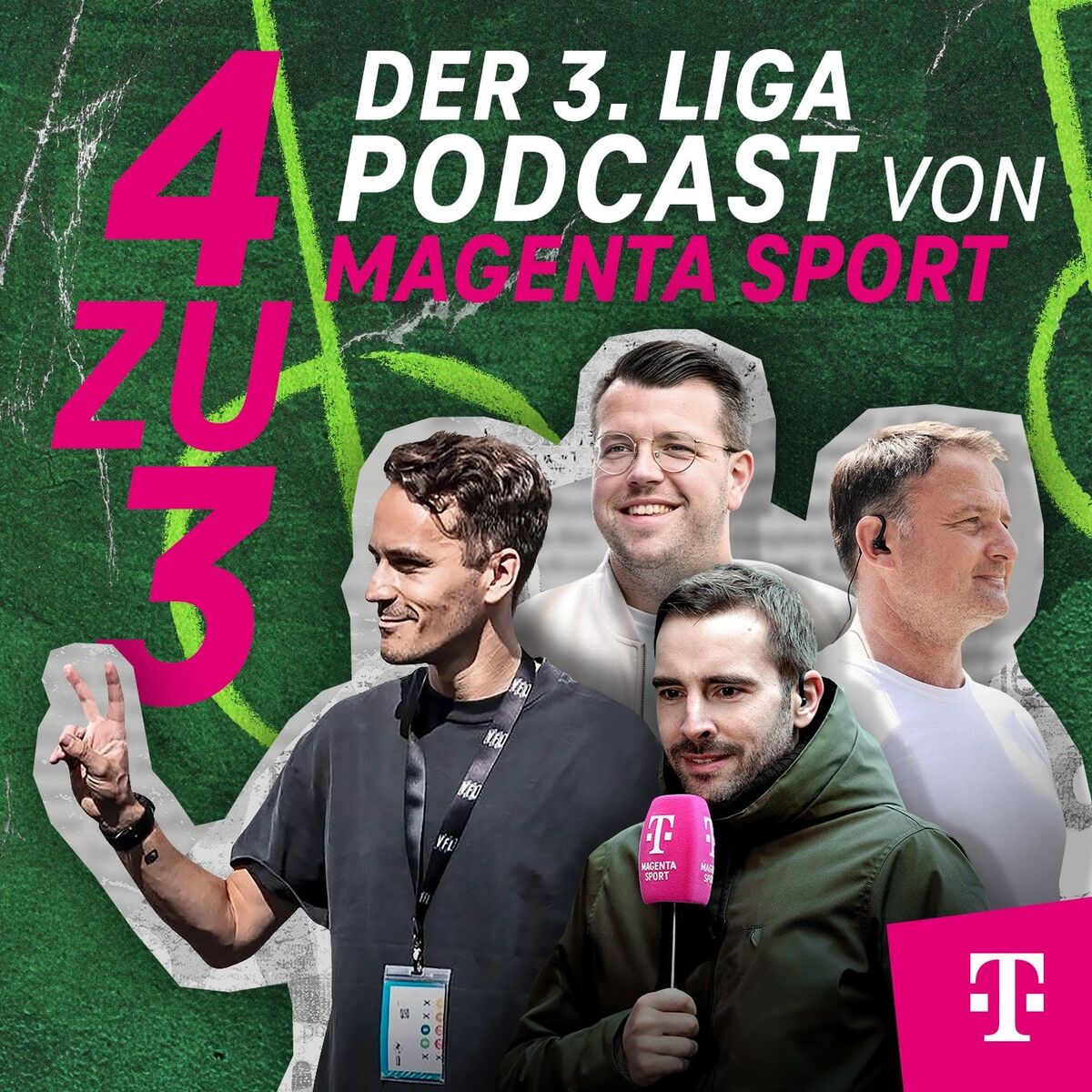 Show cover of 4zu3 - der 3. Liga Podcast