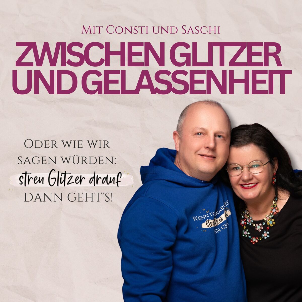 Show cover of Zwischen Glitzer  und Gelassenheit