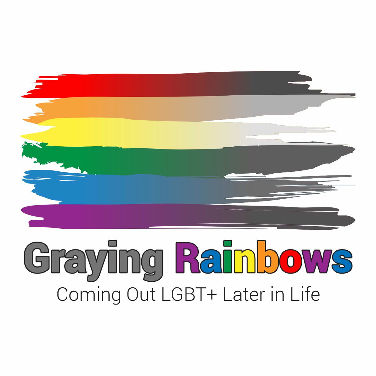Show cover of Graying Rainbows Coming Out LGBT+ Later in Life