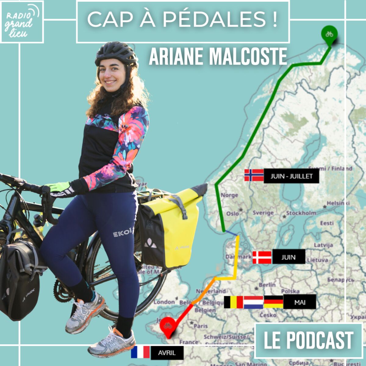 Show cover of Cap à Pédales ! Ariane Malcoste
