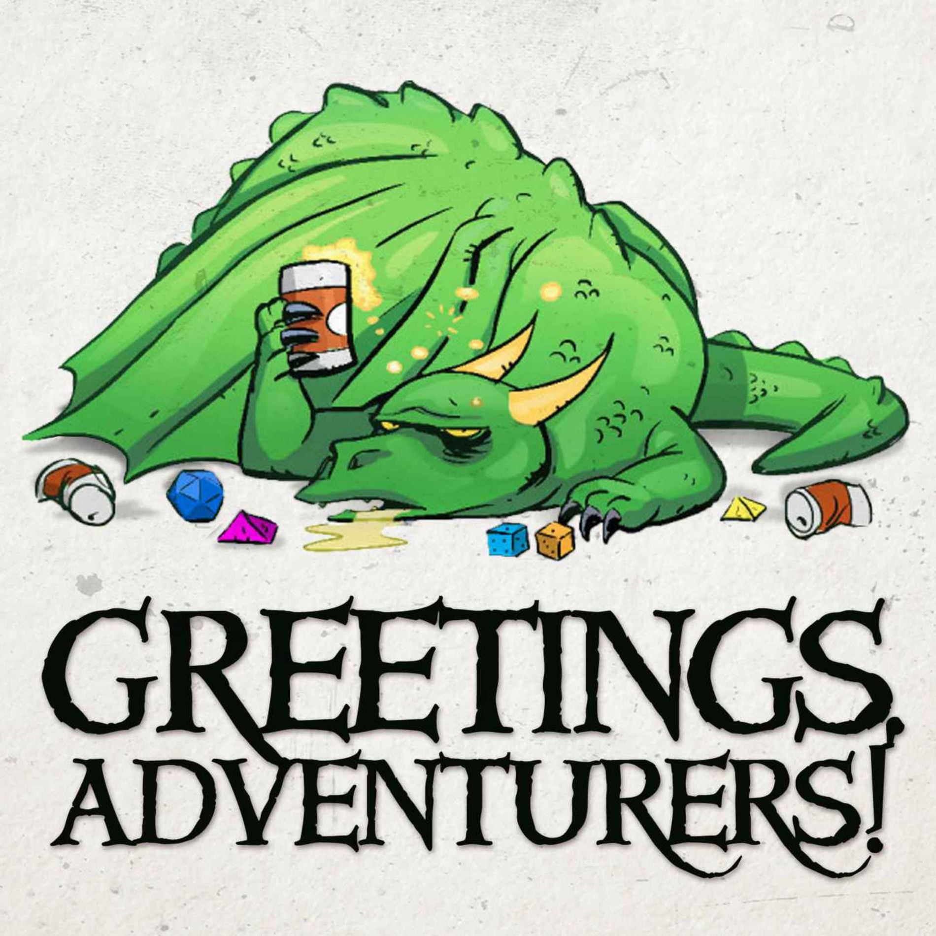 Show cover of Greetings Adventurers - Dungeons and Dragons 5e Actual Play