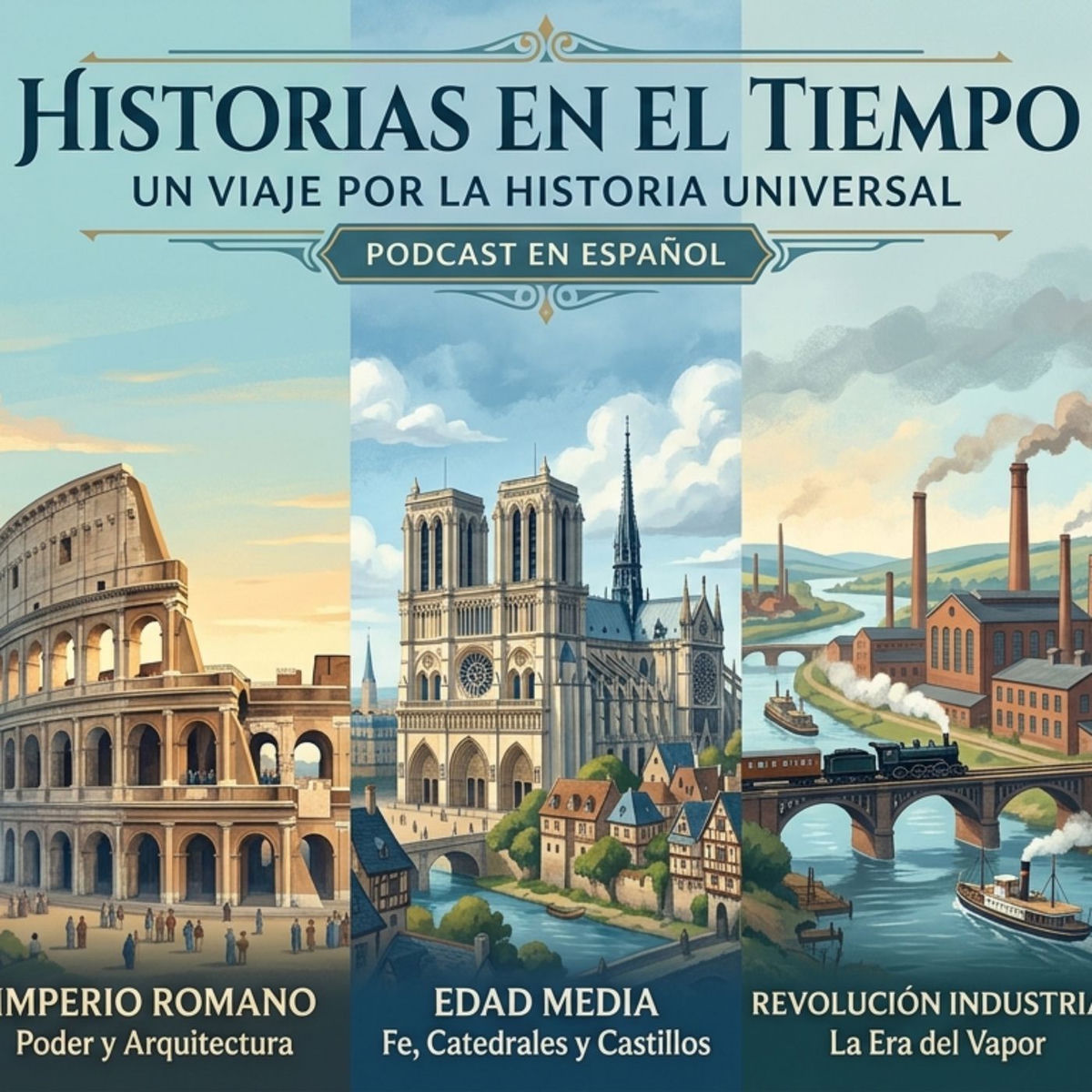 Show cover of Sueños Historia - Histórico Podcast de historia relajada para dormir