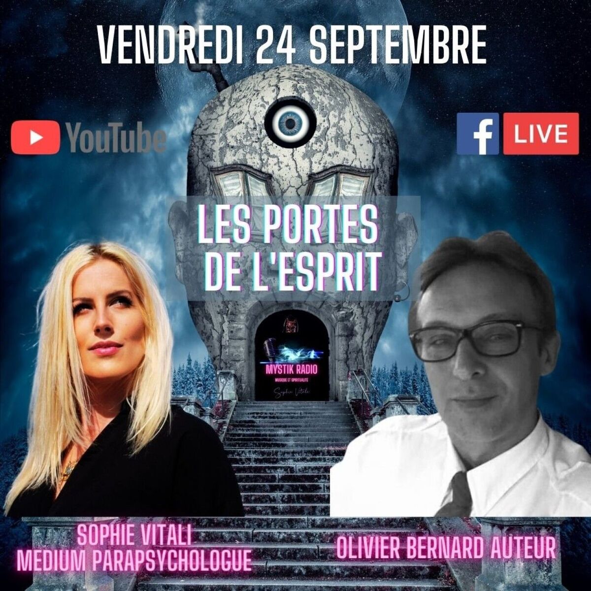 Show cover of Sophie Vitali reçoit Olivier Bernard auteur de l’ouvrage “Les portes de l’esprit”