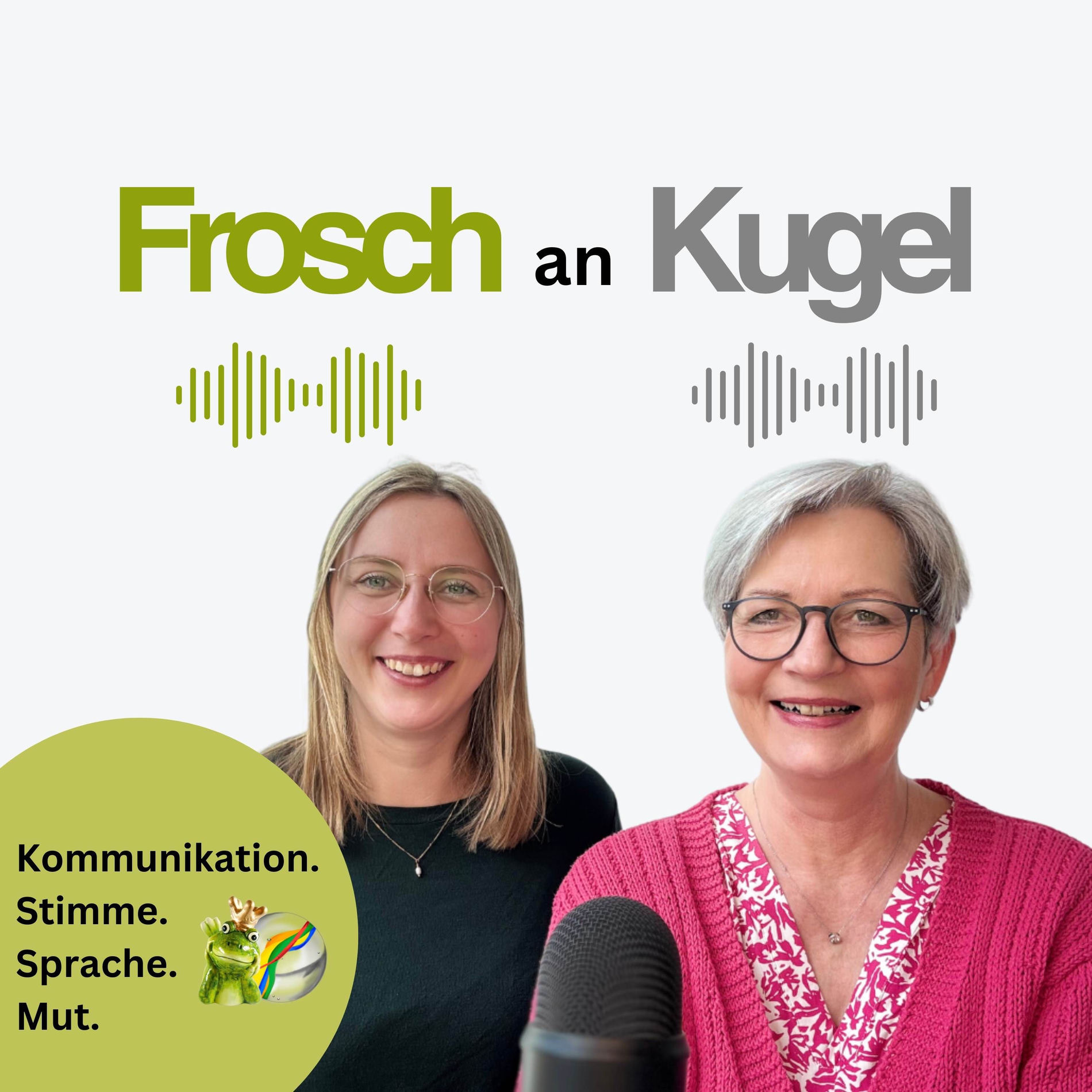 Show cover of Frosch an Kugel - Kommunikation. Stimme. Sprache. Mut.