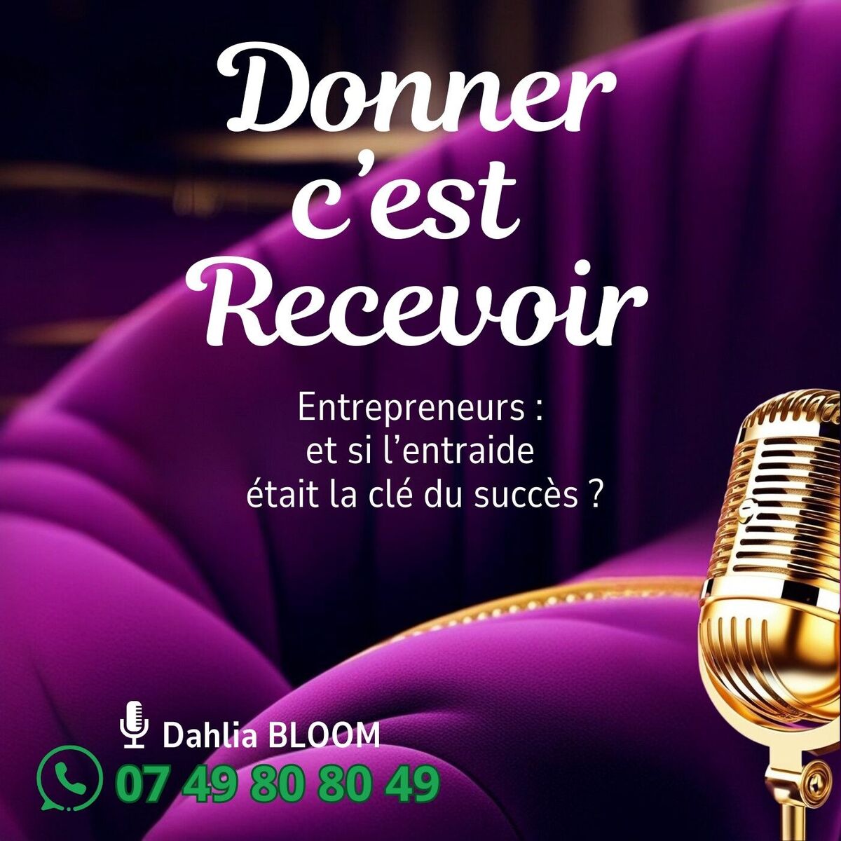 Show cover of DONNER C'EST RECEVOIR - Entrepreneurs : et si l'entraide était la clé du succès ?