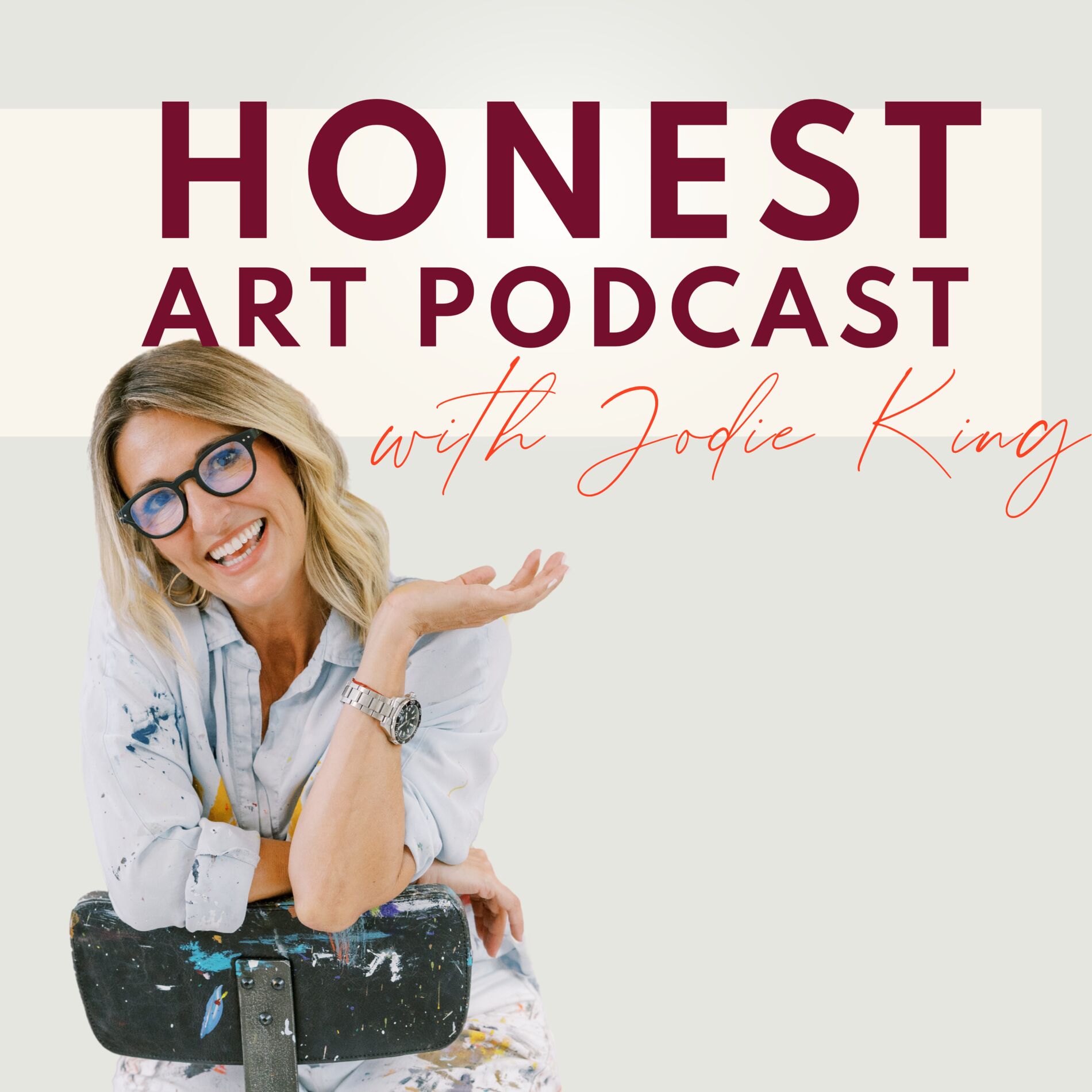 Show cover of Honest Art Podcast with Jodie King
