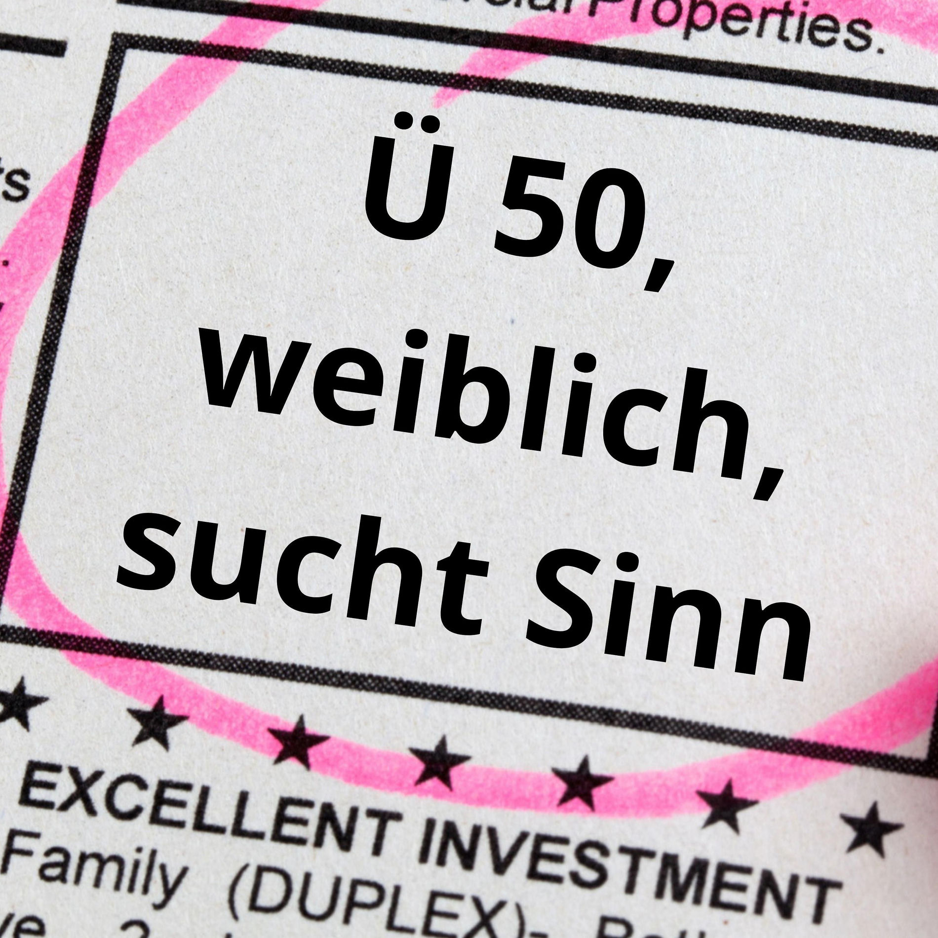 Show cover of Ü 50, weiblich, sucht Sinn