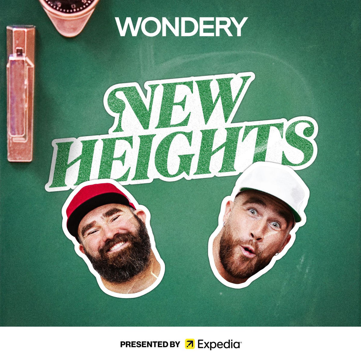 Show cover of New Heights with Jason & Travis Kelce