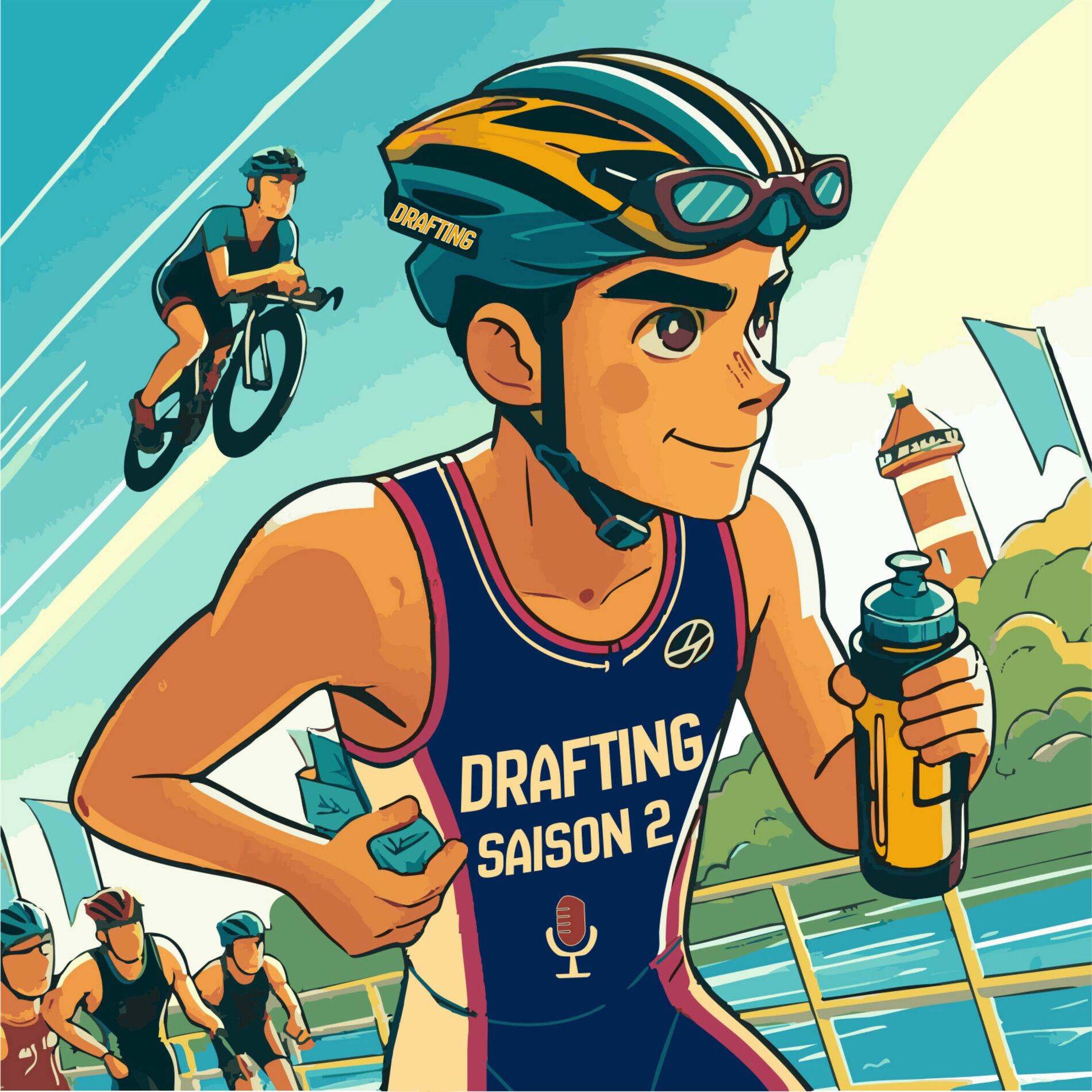 Show cover of Drafting : Prenez la roue du triathlon français !