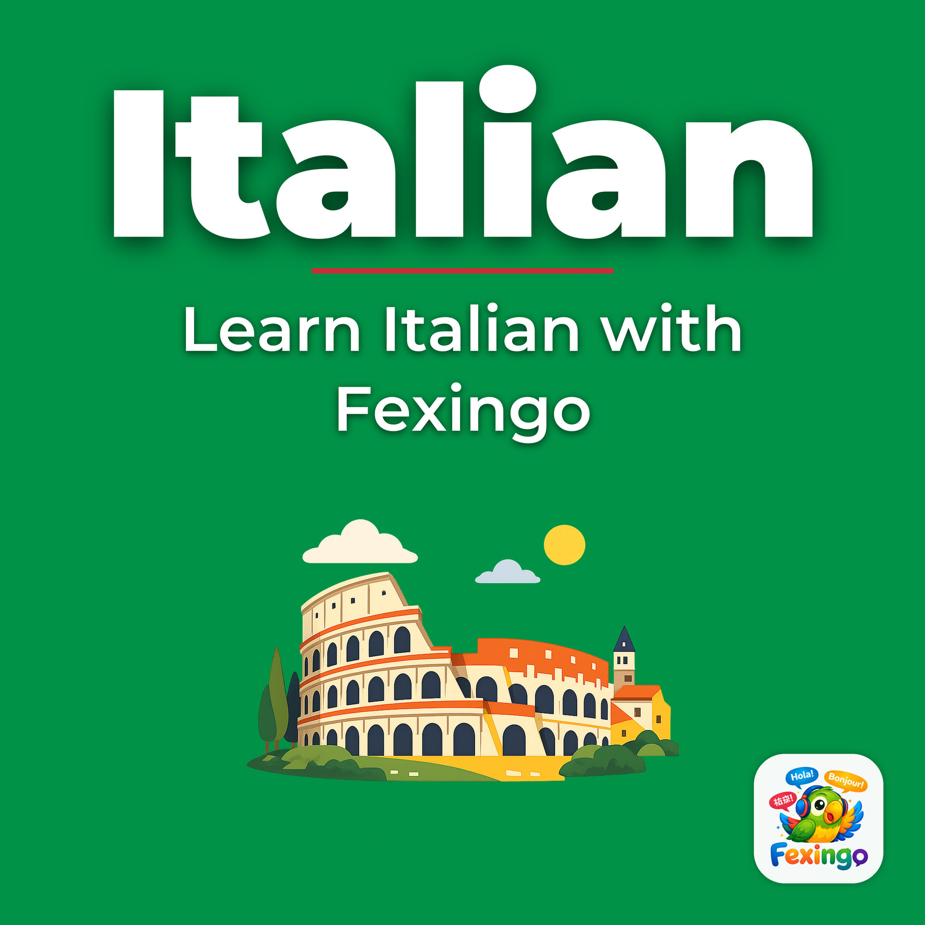 Show cover of Learn Italian with Fexingo