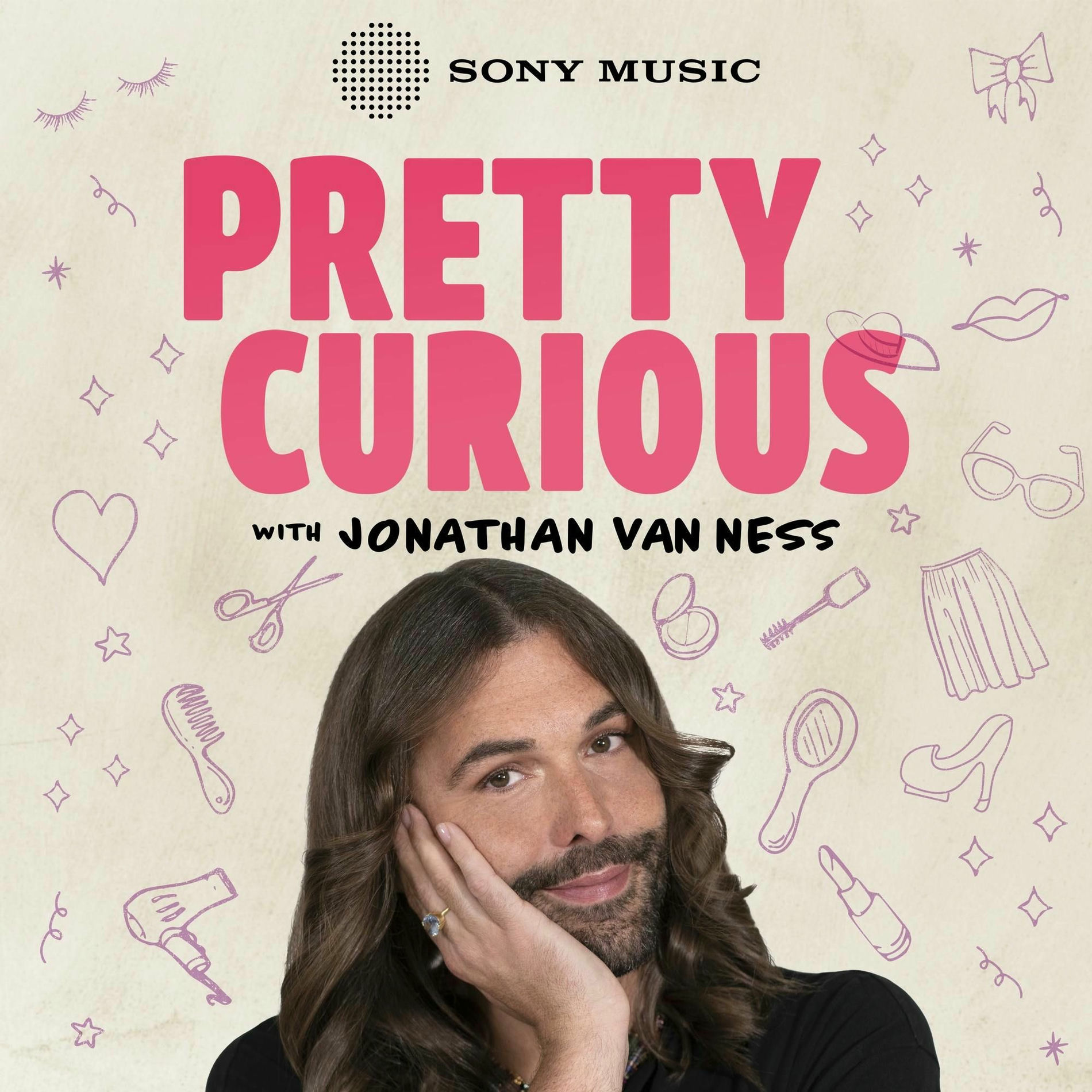 Show cover of Pretty Curious with Jonathan Van Ness