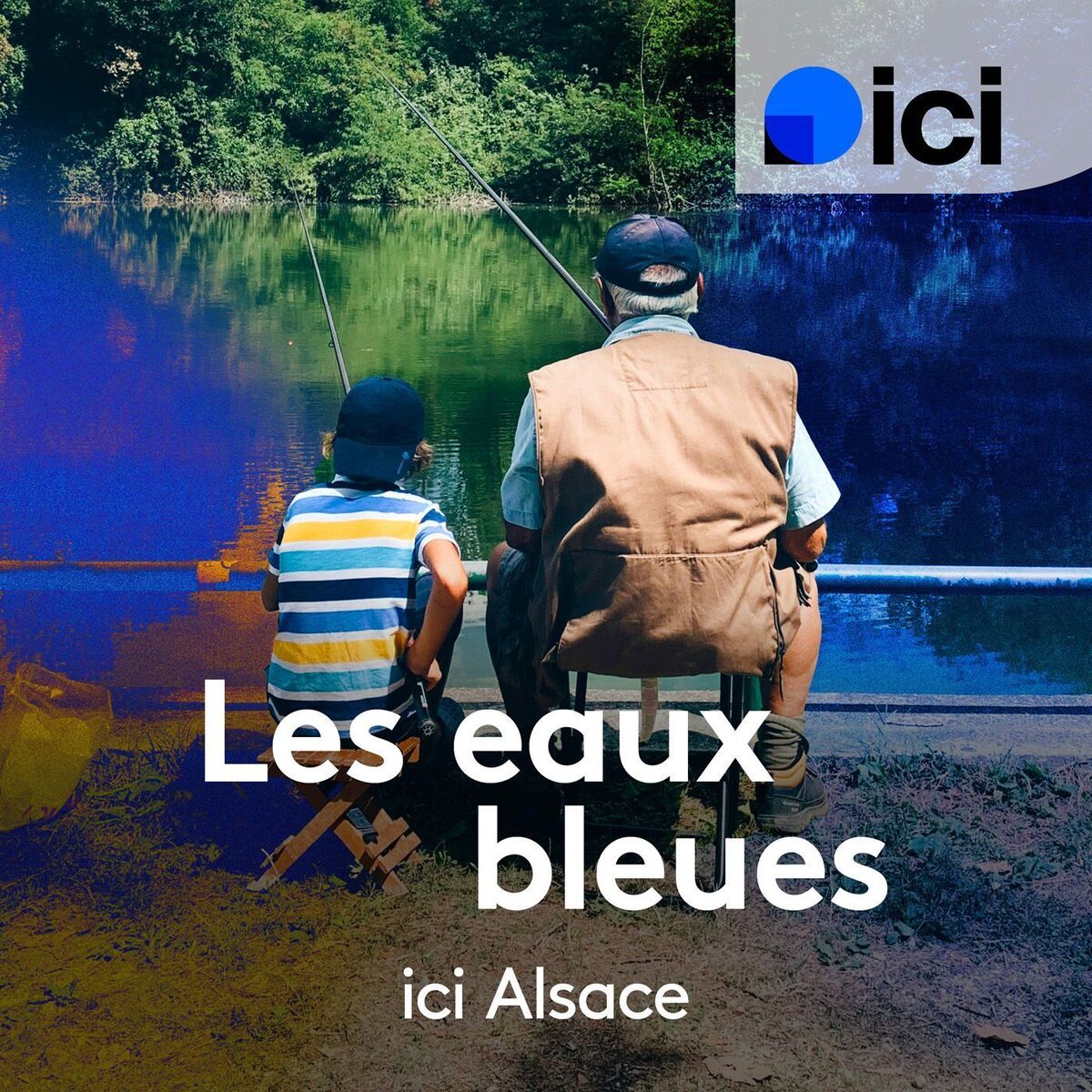 Show cover of Les eaux bleues, ici Alsace