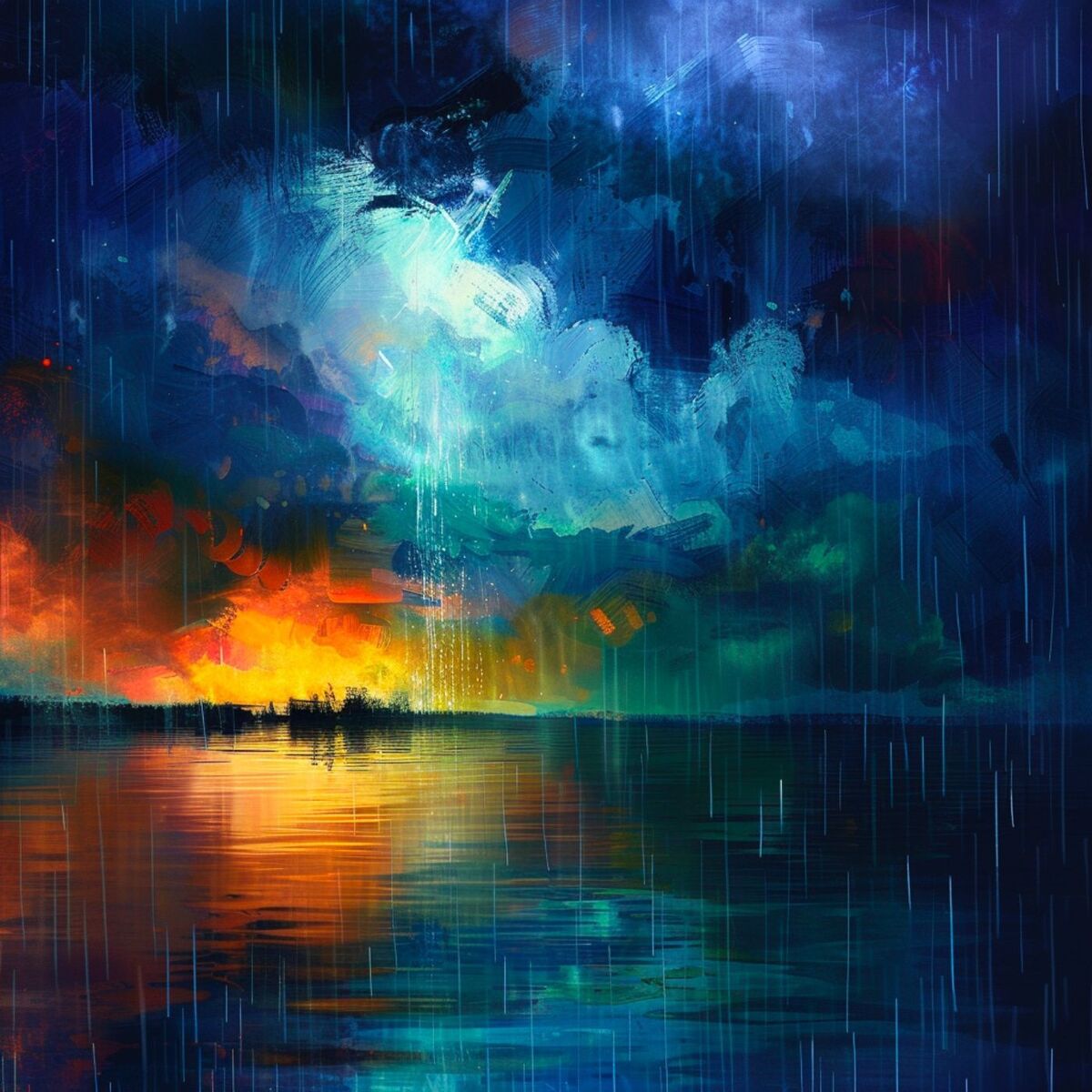 Show cover of Thunderstorm Tranquility - Rain and Thunder Sounds