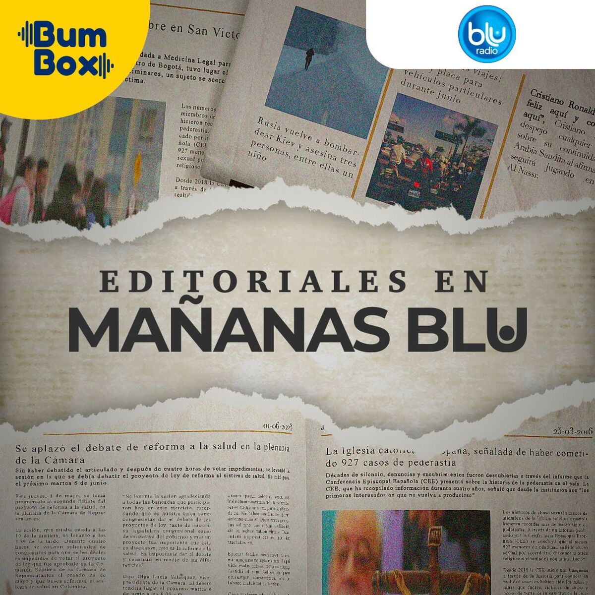 Show cover of Editoriales en Mañanas Blu