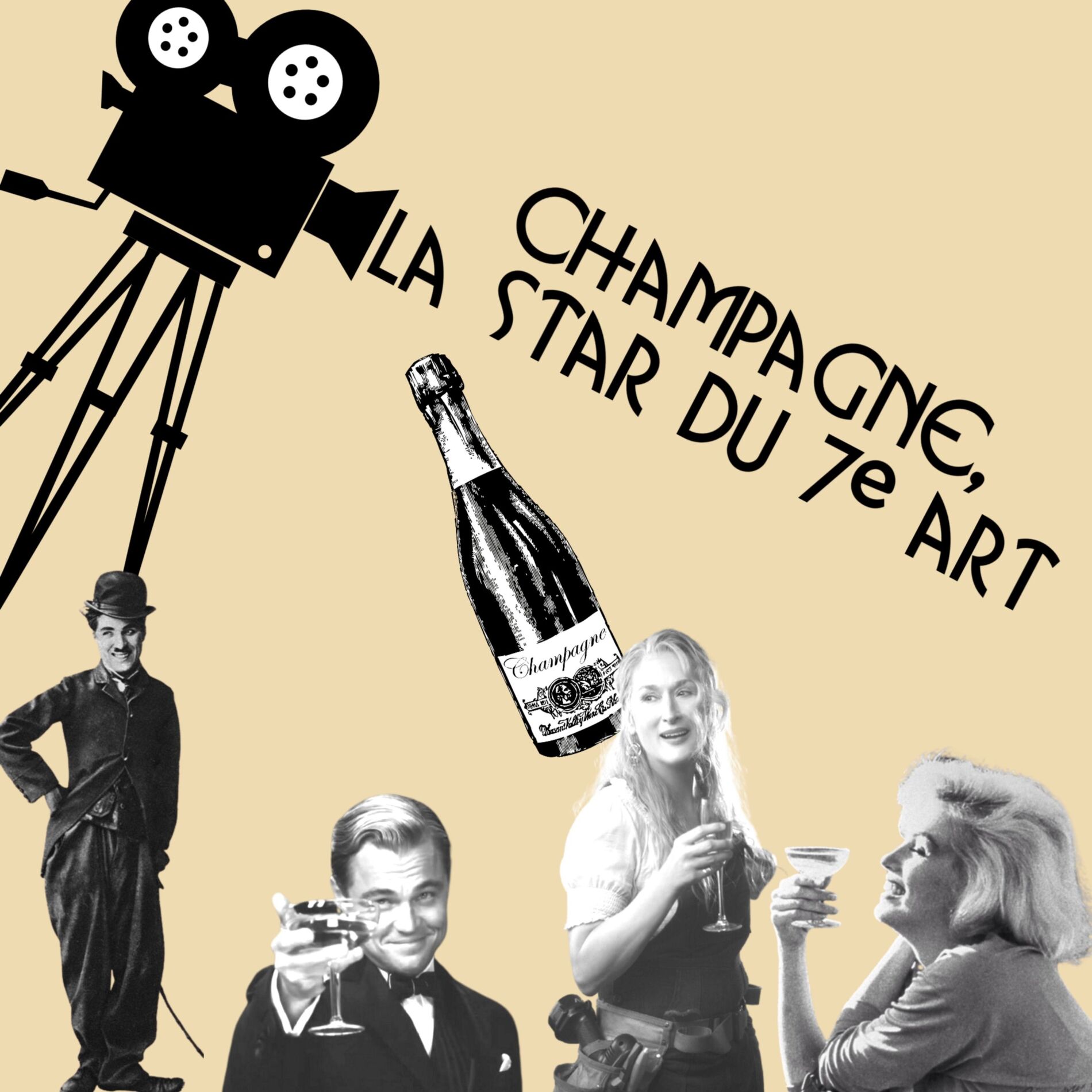 Show cover of Champagne, la star du 7e art