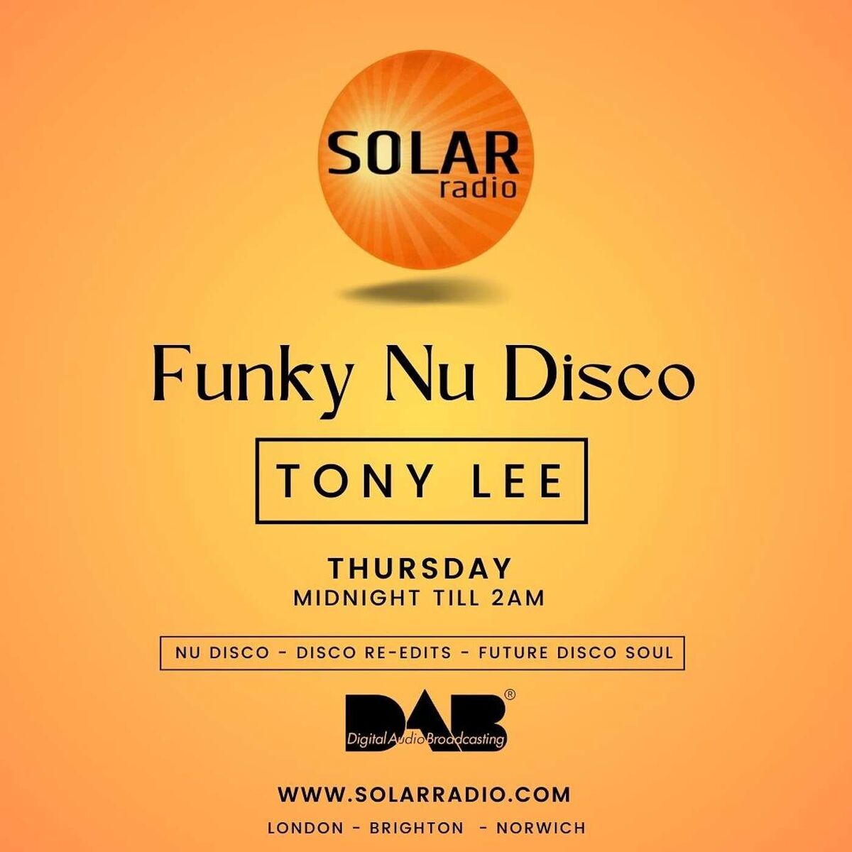 Show cover of Tony Lee On  Solar Radio