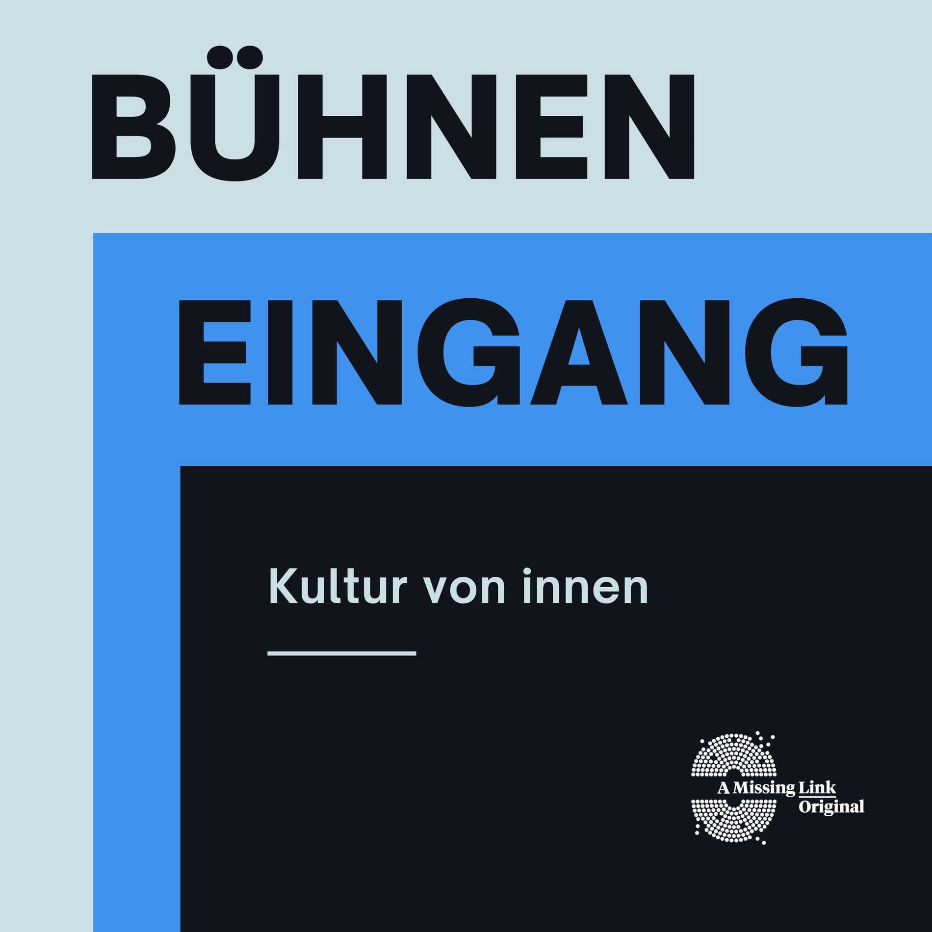 Show cover of Bühneneingang - Kultur von innen