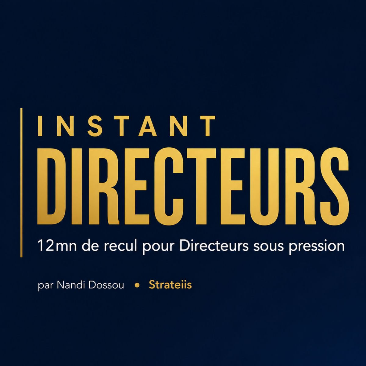 Show cover of Instant Directeurs