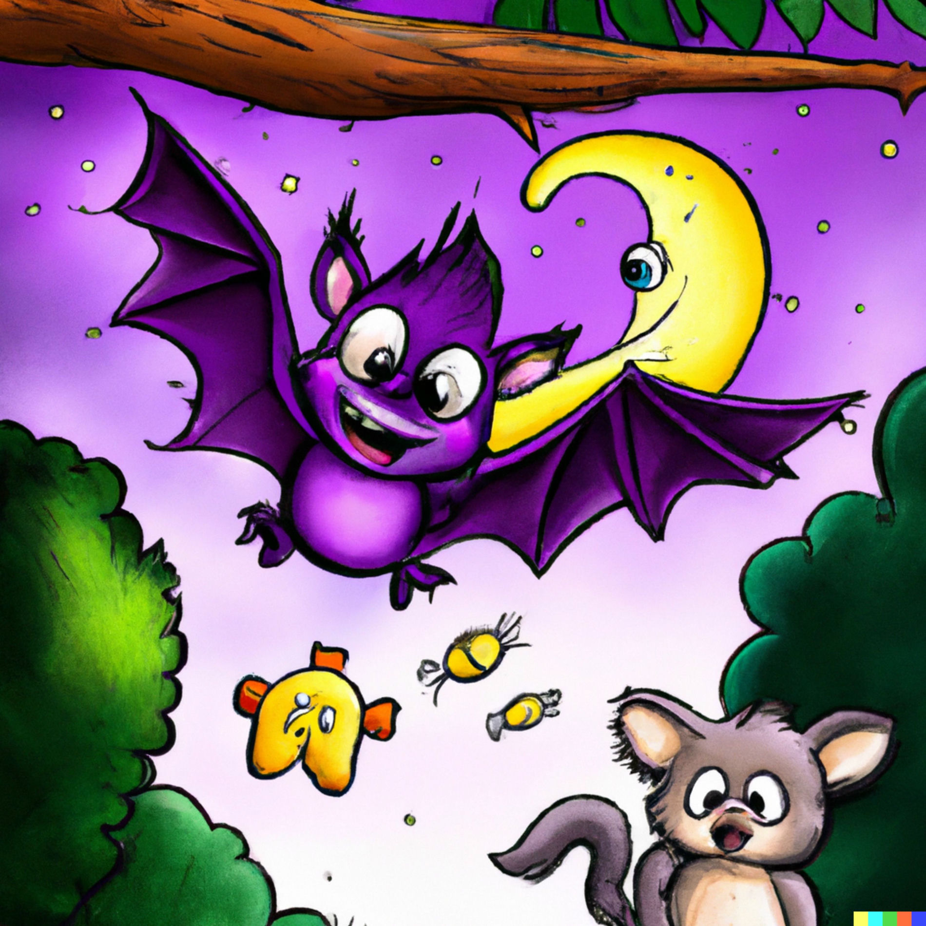 Show cover of Lila die kleine Fledermaus und Lenny der schlaue Waschbär. Abenteuer im Wald.