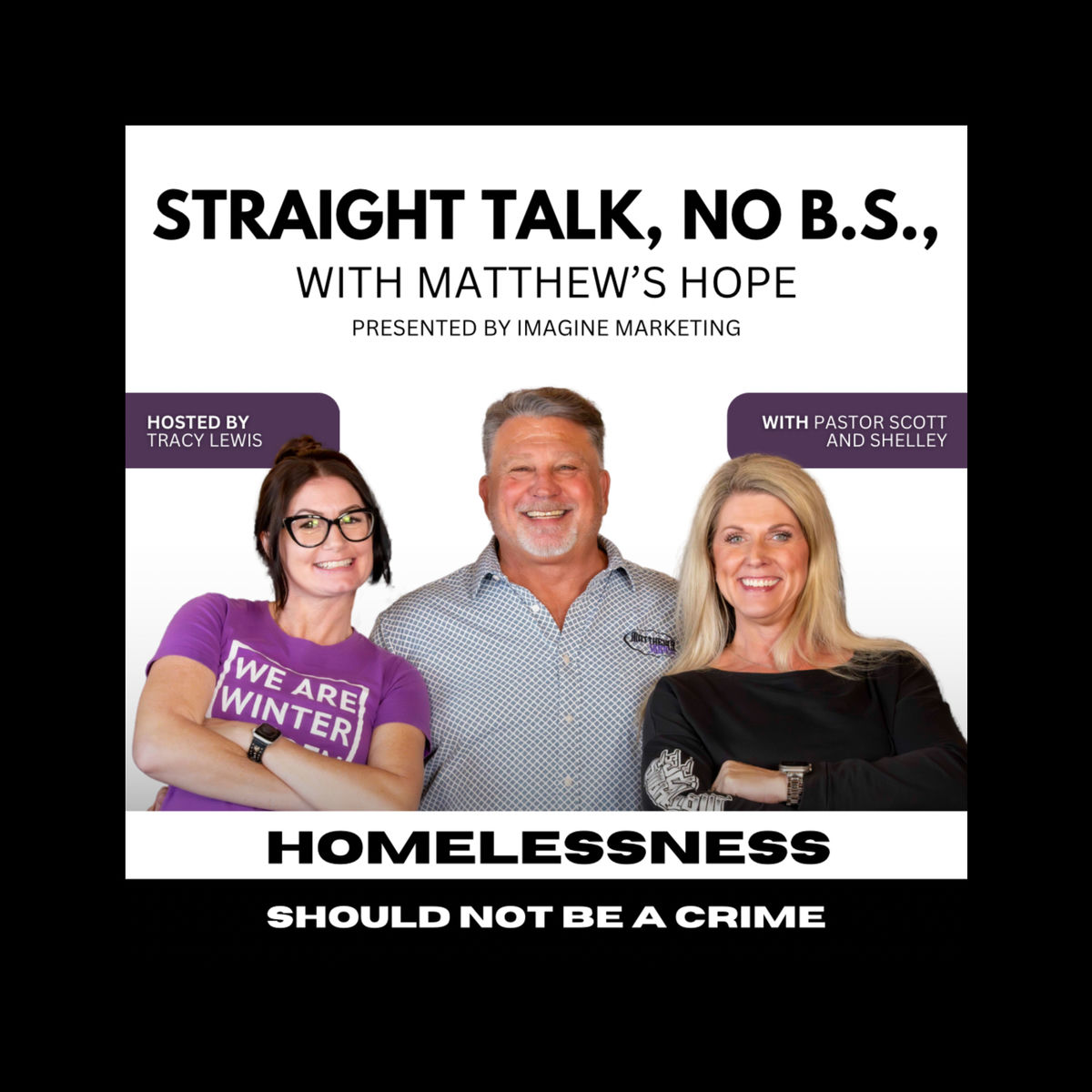 Show cover of Straight Talk, No B.S., with Matthew's Hope presented by Imagine Marketing
