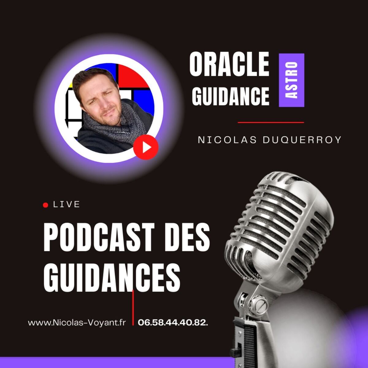 Show cover of Cartomancie | Les Guidances du voyant Nicolas Duquerroy
