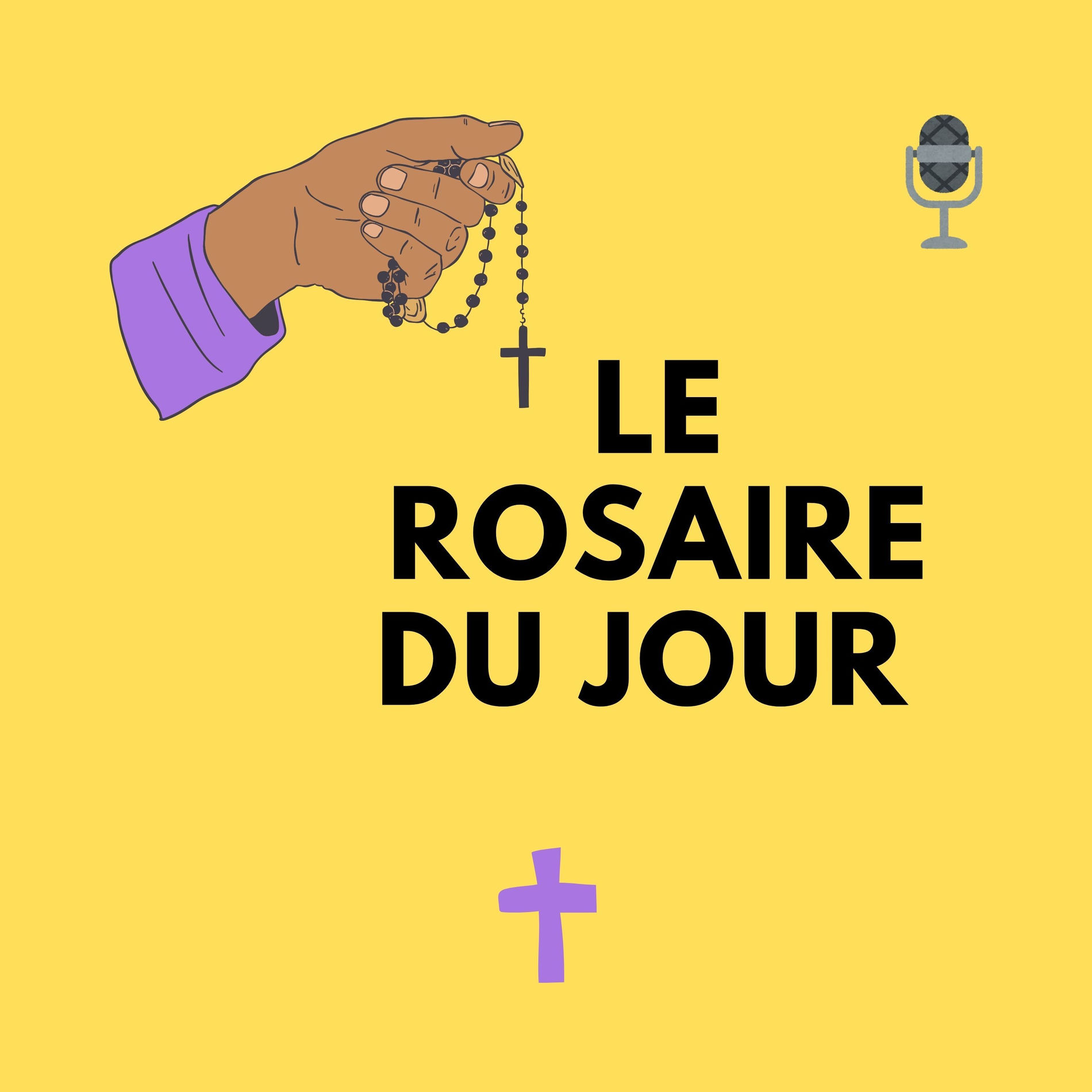 Show cover of Le Rosaire du Jour 📿- Podcast
