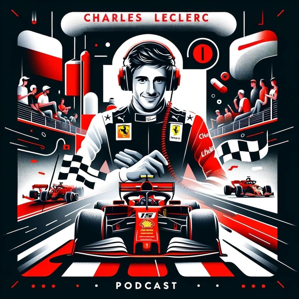 Show cover of Charles Leclerc - Audio Biography