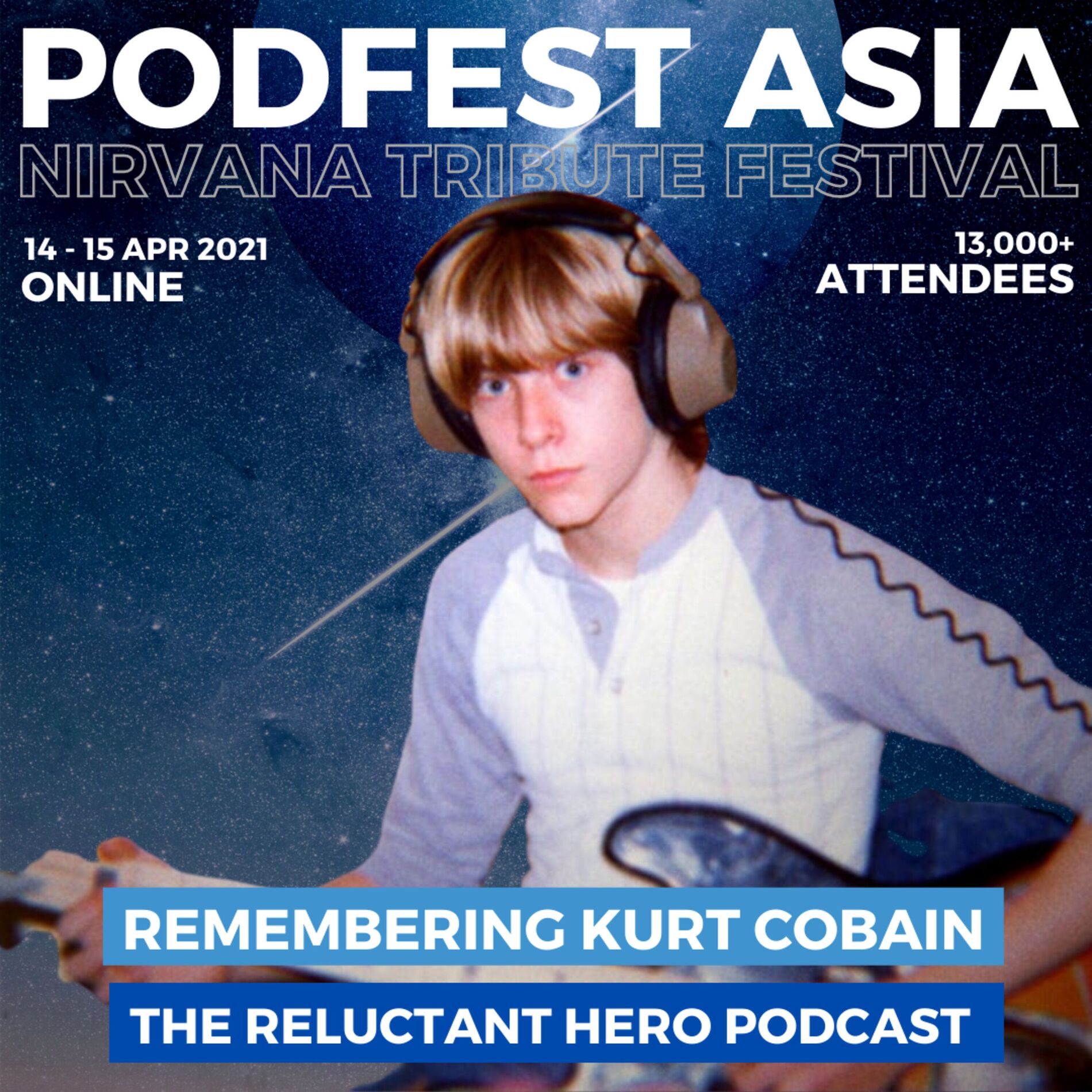 Show cover of Remembering Kurt Cobain: The Reluctant Hero Podcast