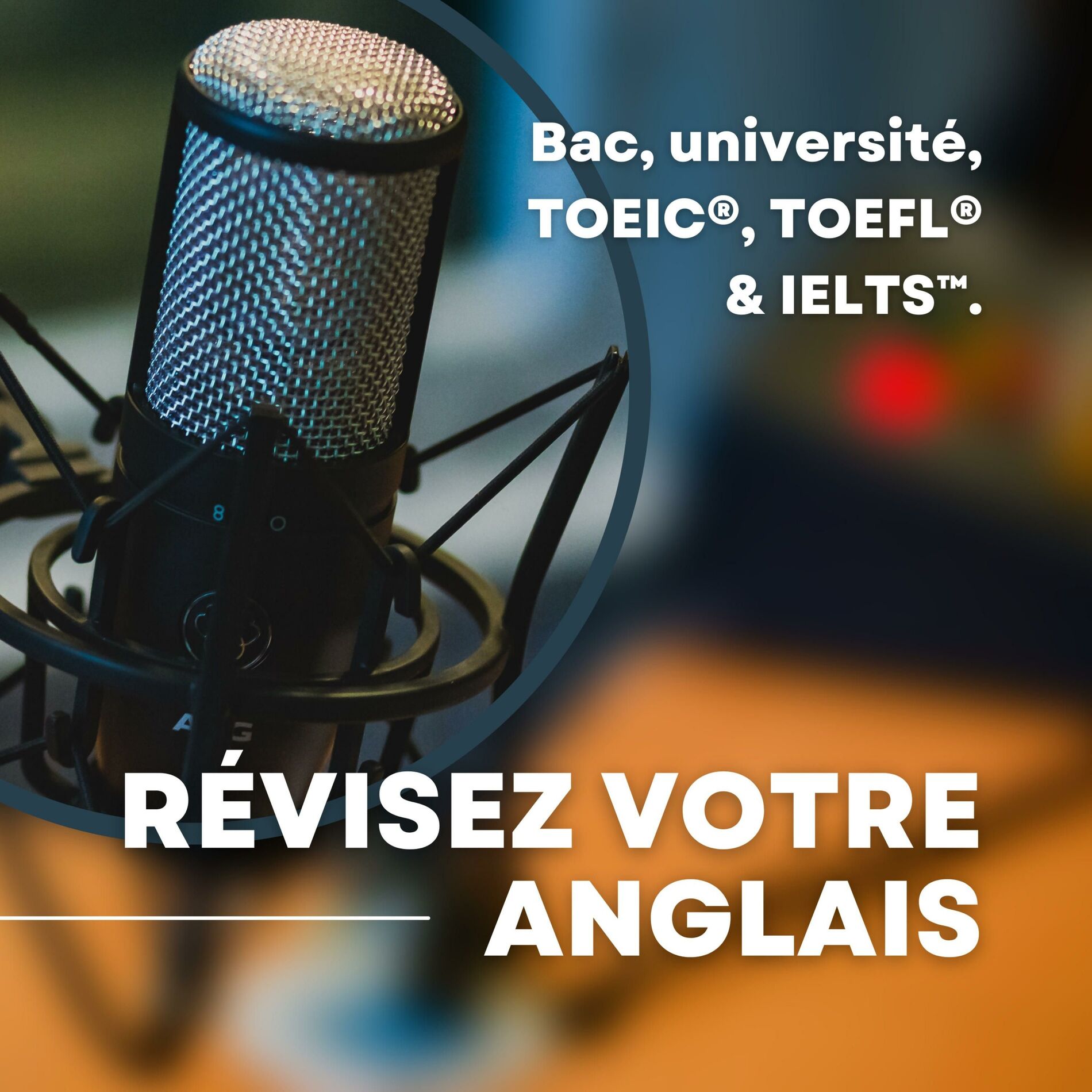 Show cover of 📚 Apprendre l'Anglais | Réviser pour le Bac, Université, TOEIC, IELTS, TOEFL 🎧