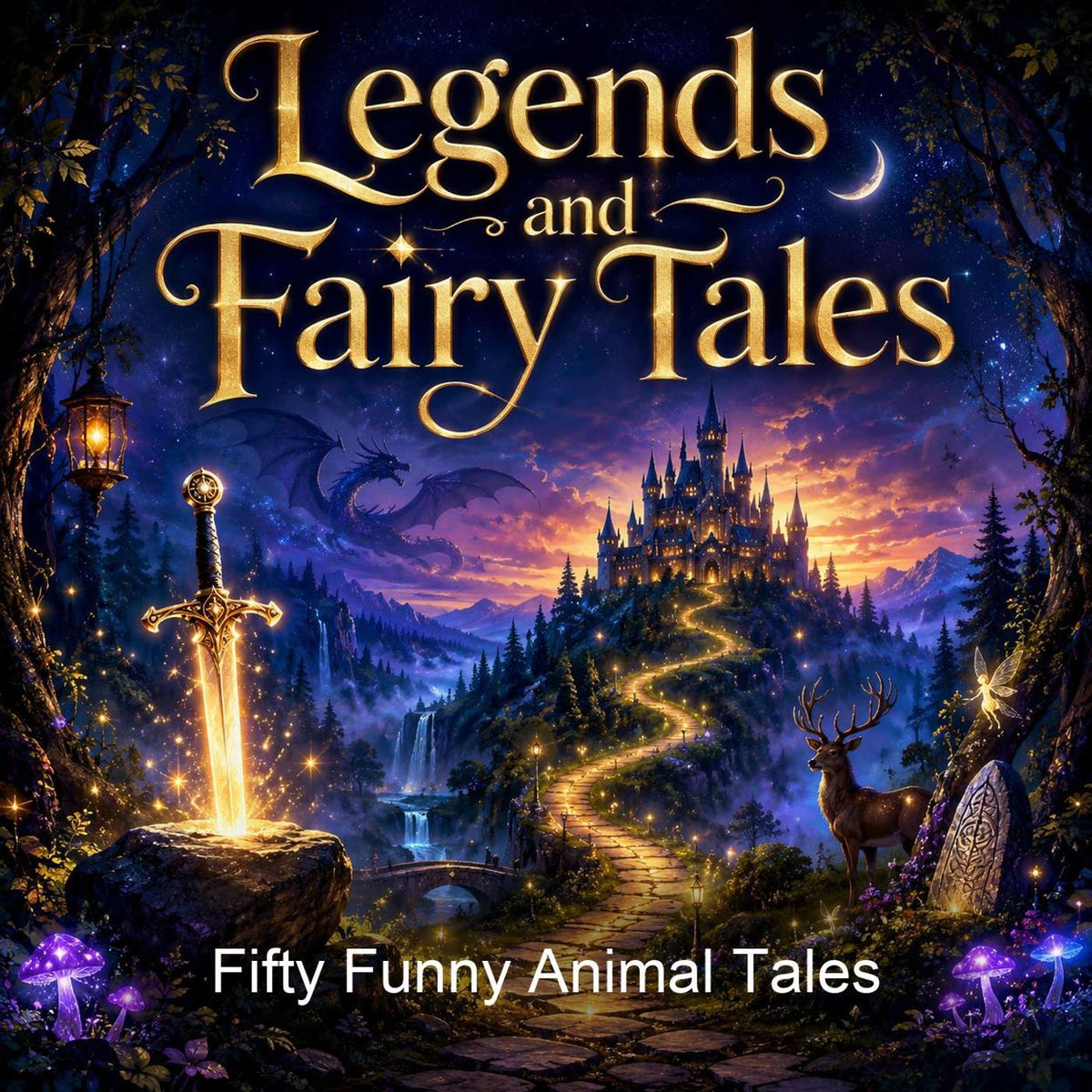 Show cover of Fifty Funny Animal Tales