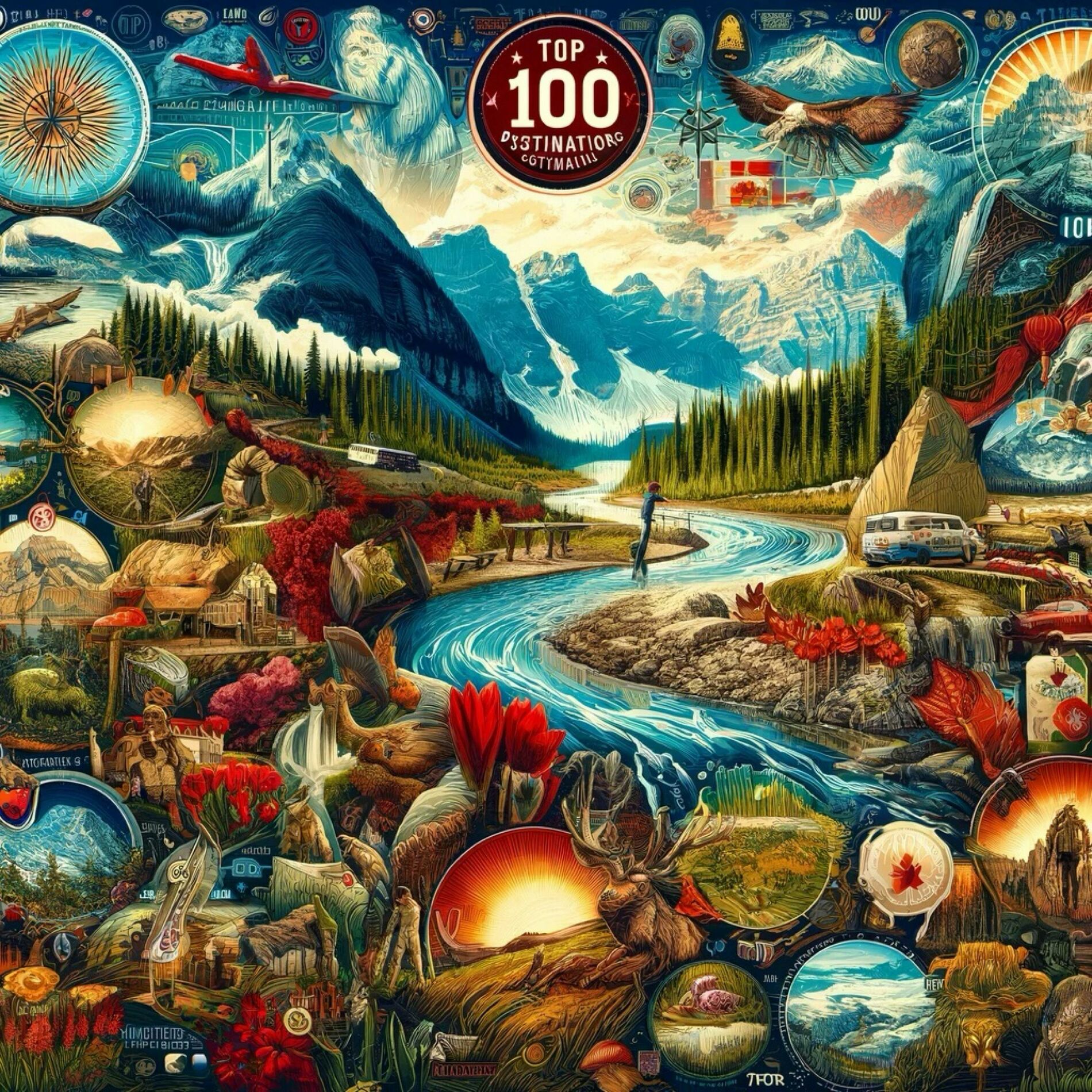 Show cover of Top 100 Hiking Destinations