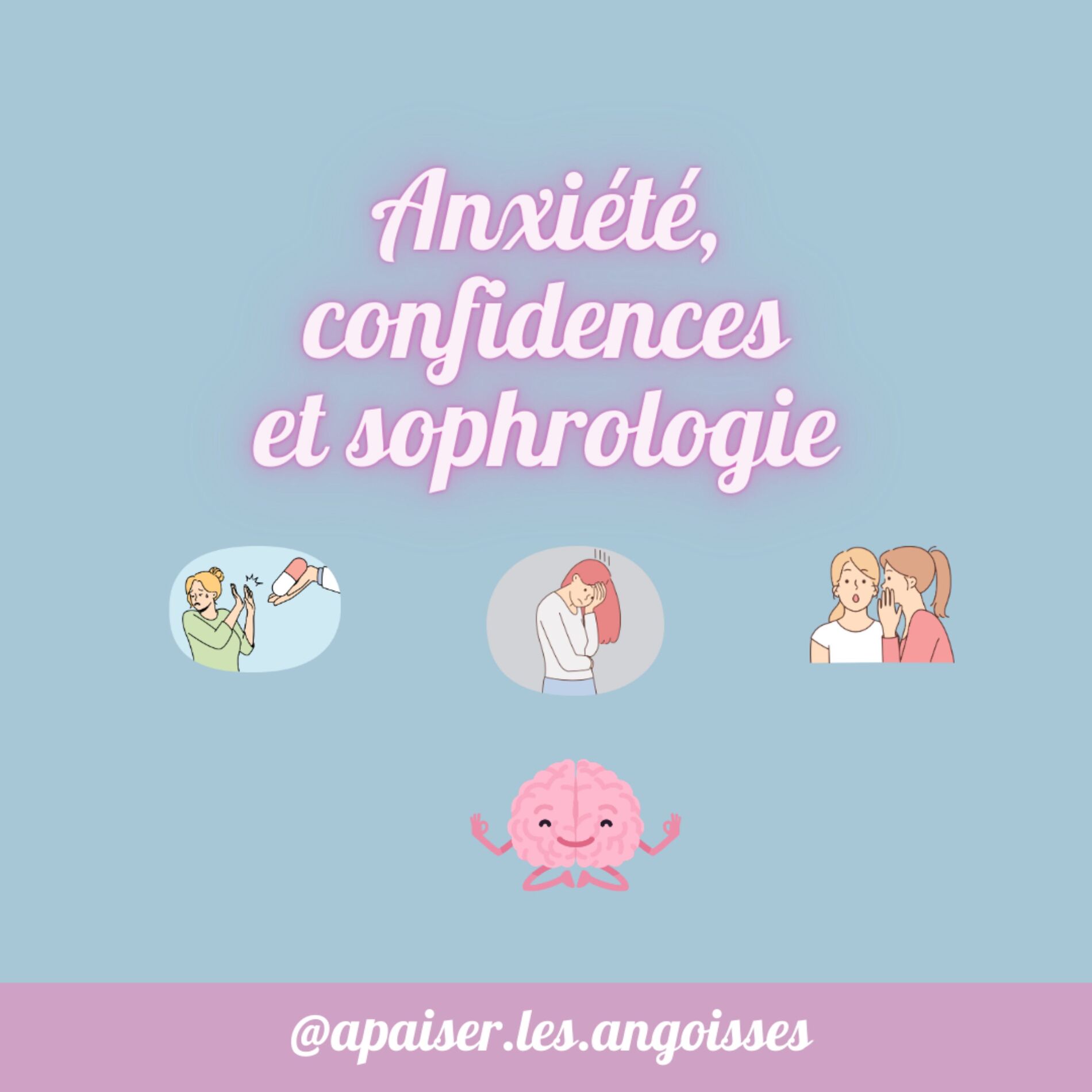 Show cover of Anxiété, confidences et sophrologie